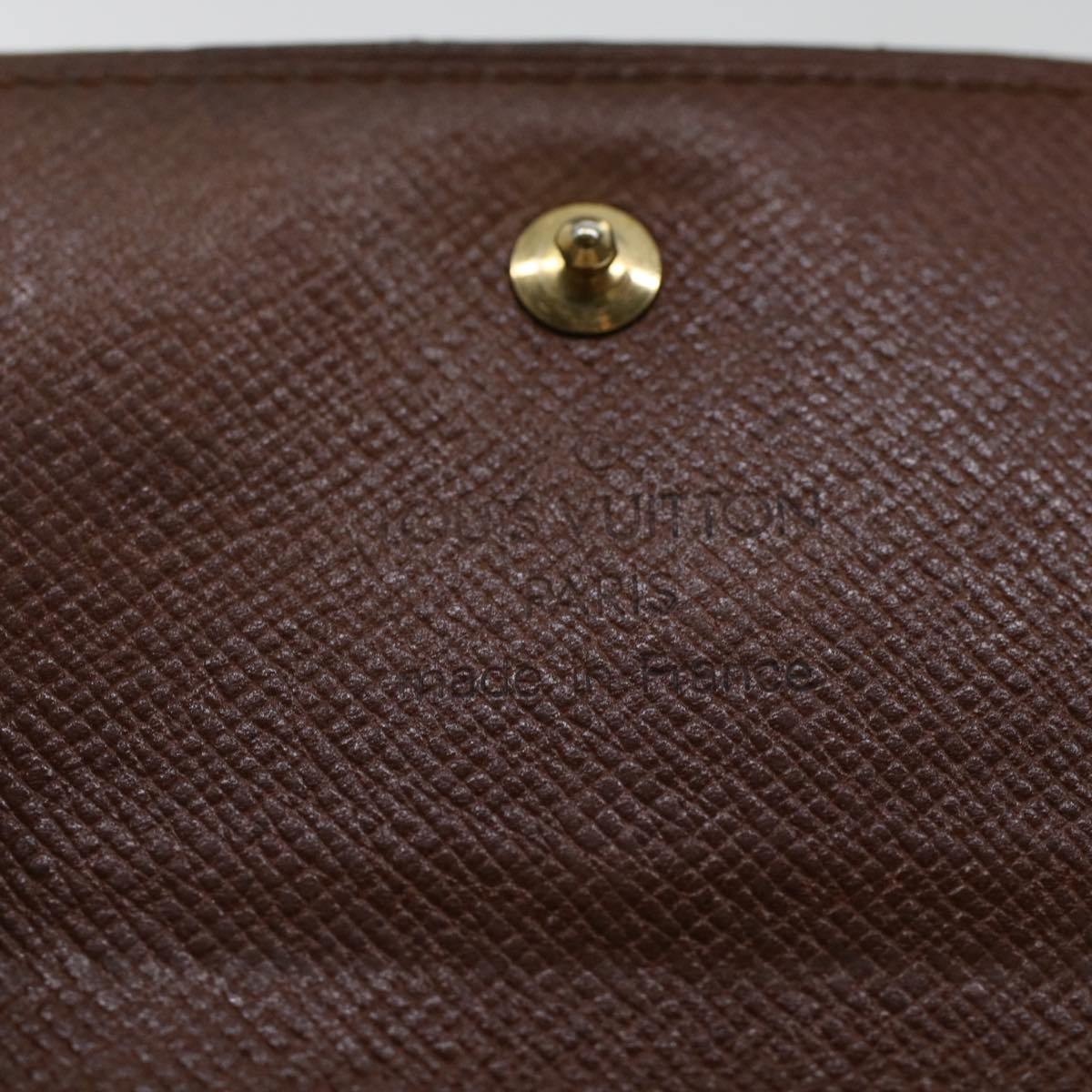 LOUIS VUITTON Monogram Portefeuille Elise Wallet M61654 LV Auth 42175