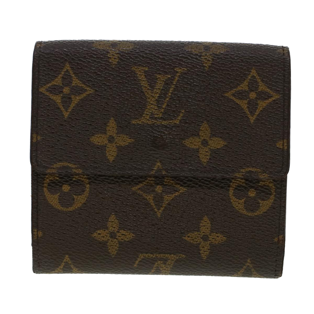 LOUIS VUITTON Monogram Portefeuille Elise Wallet M61654 LV Auth 42175