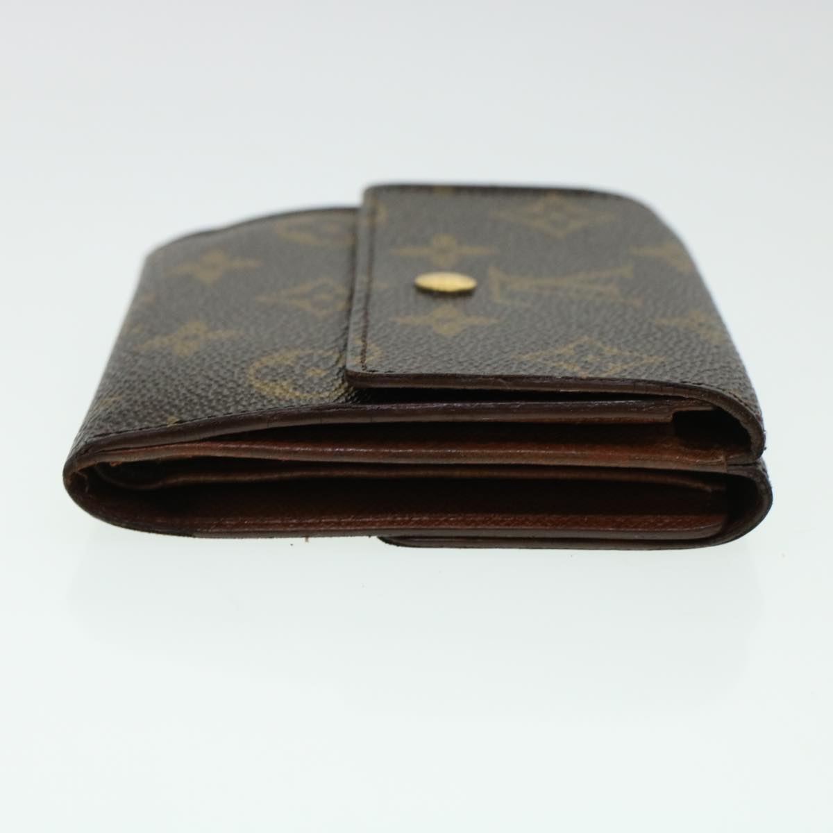 LOUIS VUITTON Monogram Portefeuille Elise Wallet M61654 LV Auth 42175