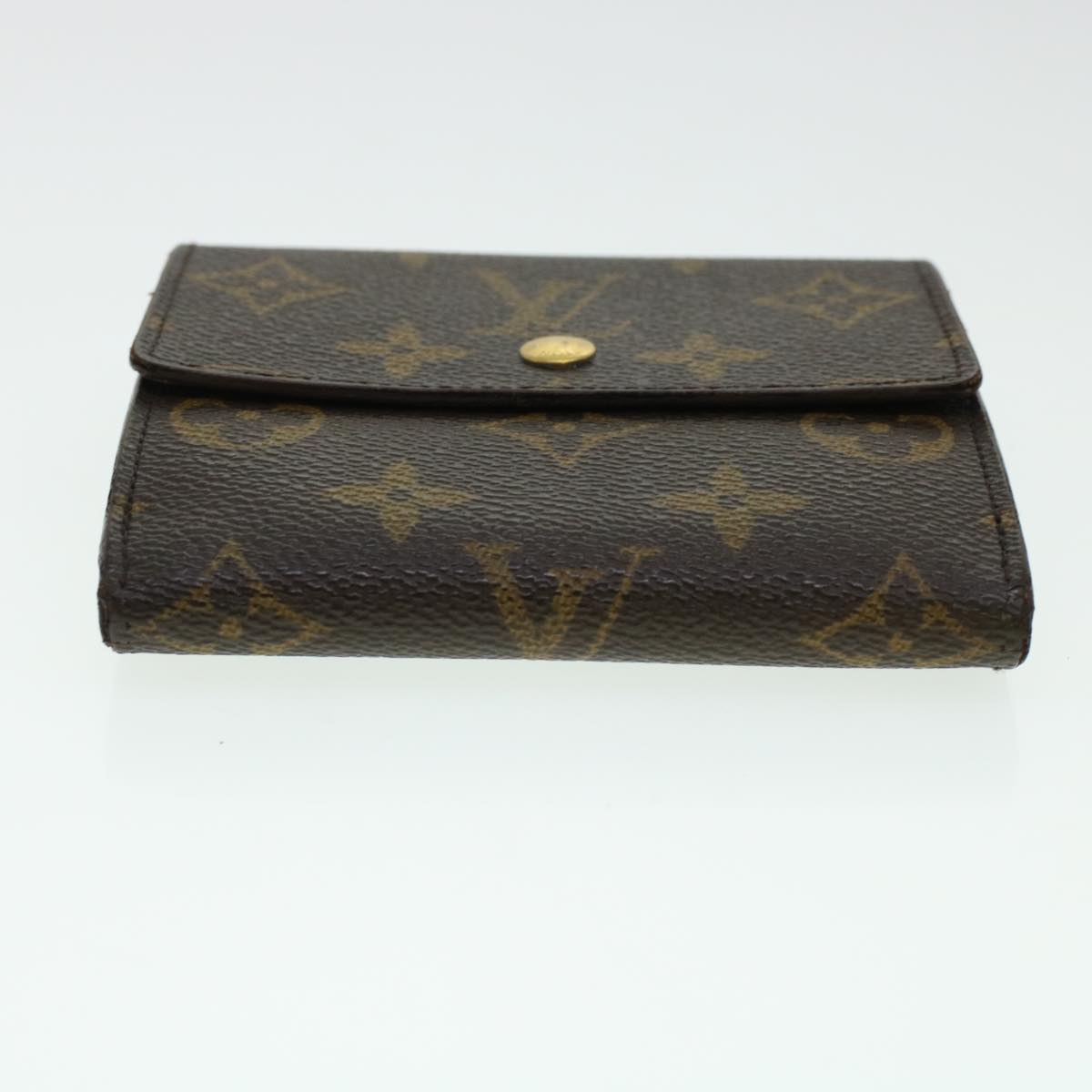 LOUIS VUITTON Monogram Portefeuille Elise Wallet M61654 LV Auth 42175