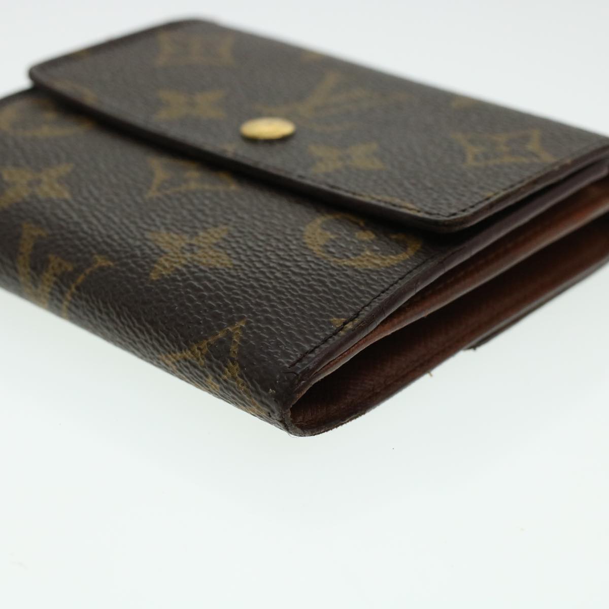 LOUIS VUITTON Monogram Portefeuille Elise Wallet M61654 LV Auth 42175