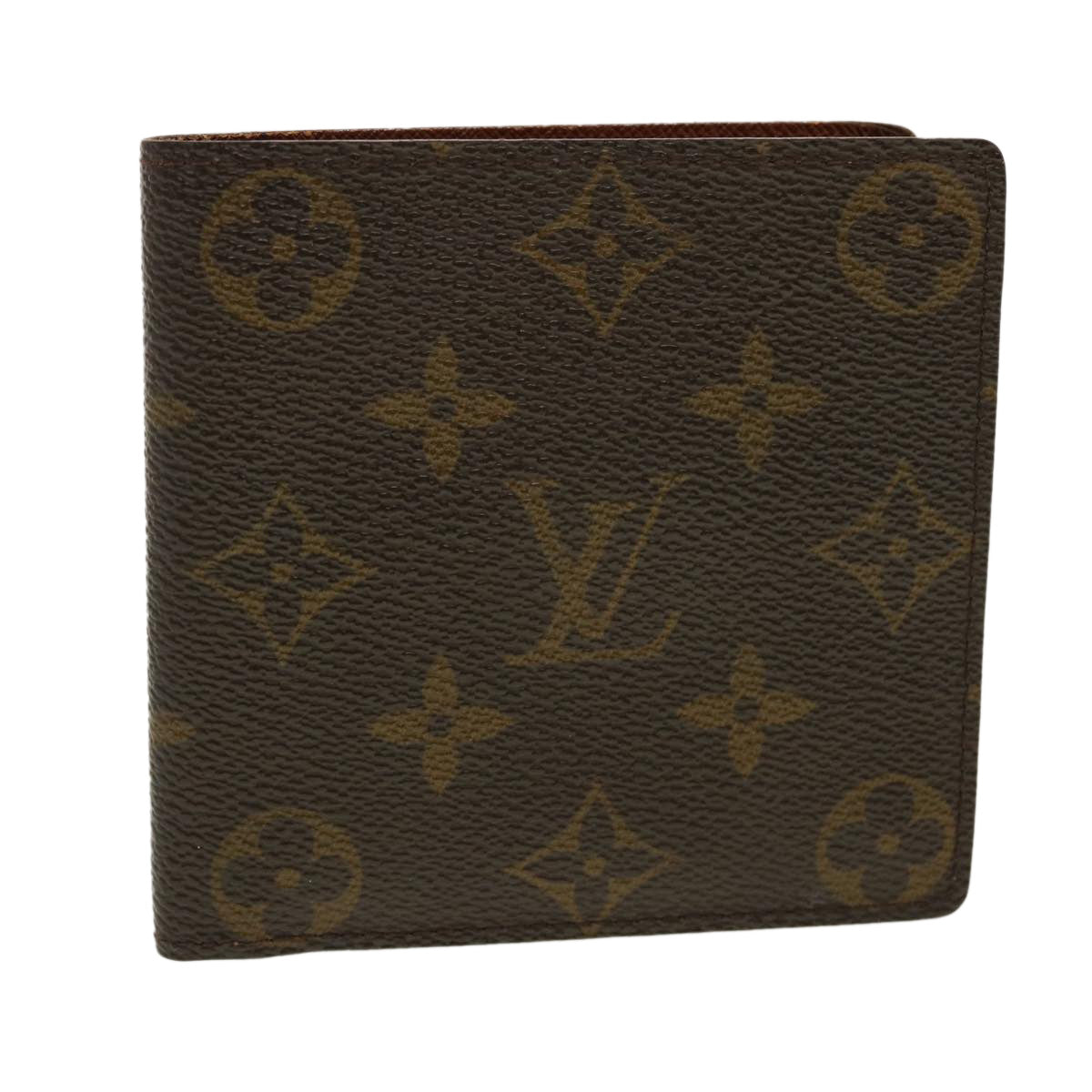 LOUIS VUITTON Monogram Portefeuille Marco Bifold Wallet M61675 LV Auth 42242