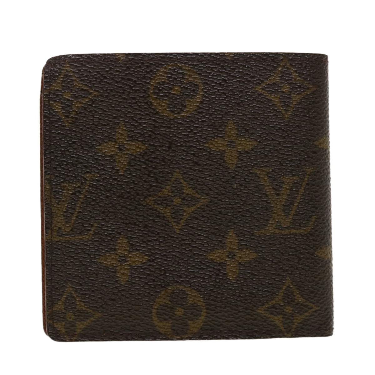 LOUIS VUITTON Monogram Portefeuille Marco Bifold Wallet M61675 LV Auth 42242