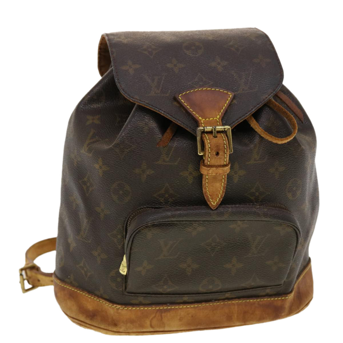 LOUIS VUITTON Monogram Montsouris MM Backpack M51136 LV Auth 42270