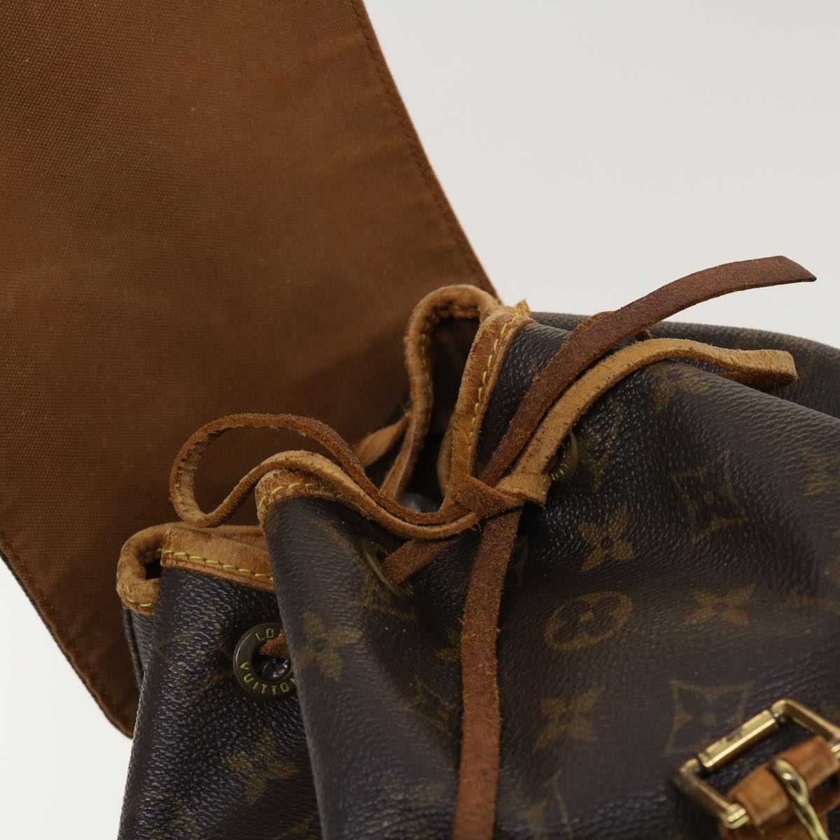 LOUIS VUITTON Monogram Montsouris MM Backpack M51136 LV Auth 42270