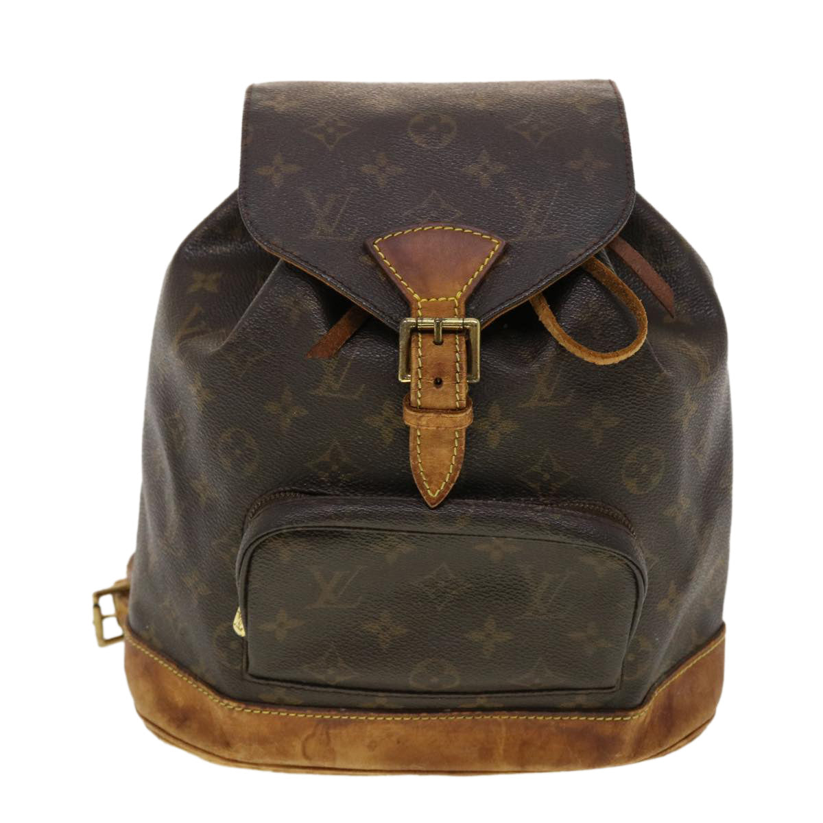 LOUIS VUITTON Monogram Montsouris MM Backpack M51136 LV Auth 42270