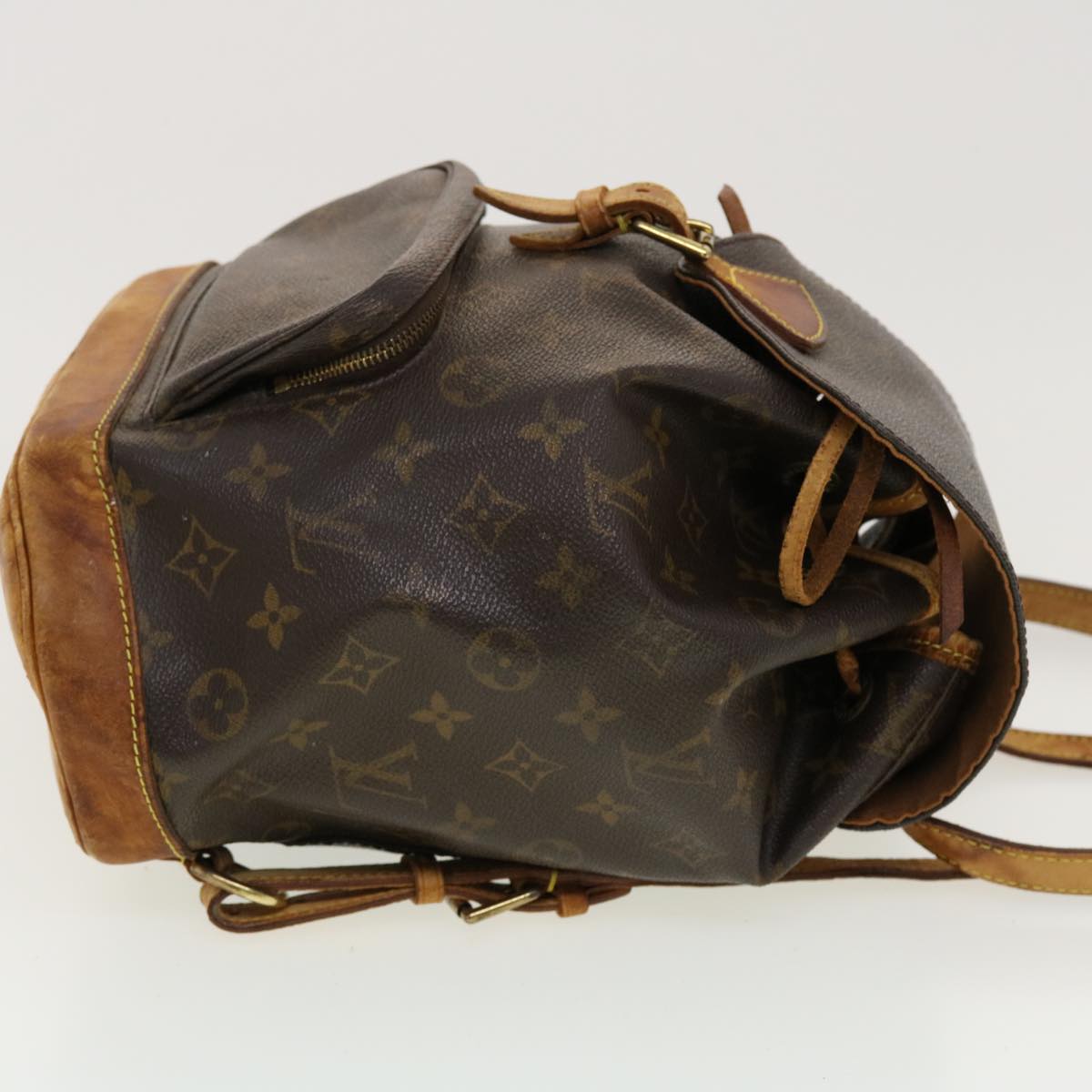 LOUIS VUITTON Monogram Montsouris MM Backpack M51136 LV Auth 42270