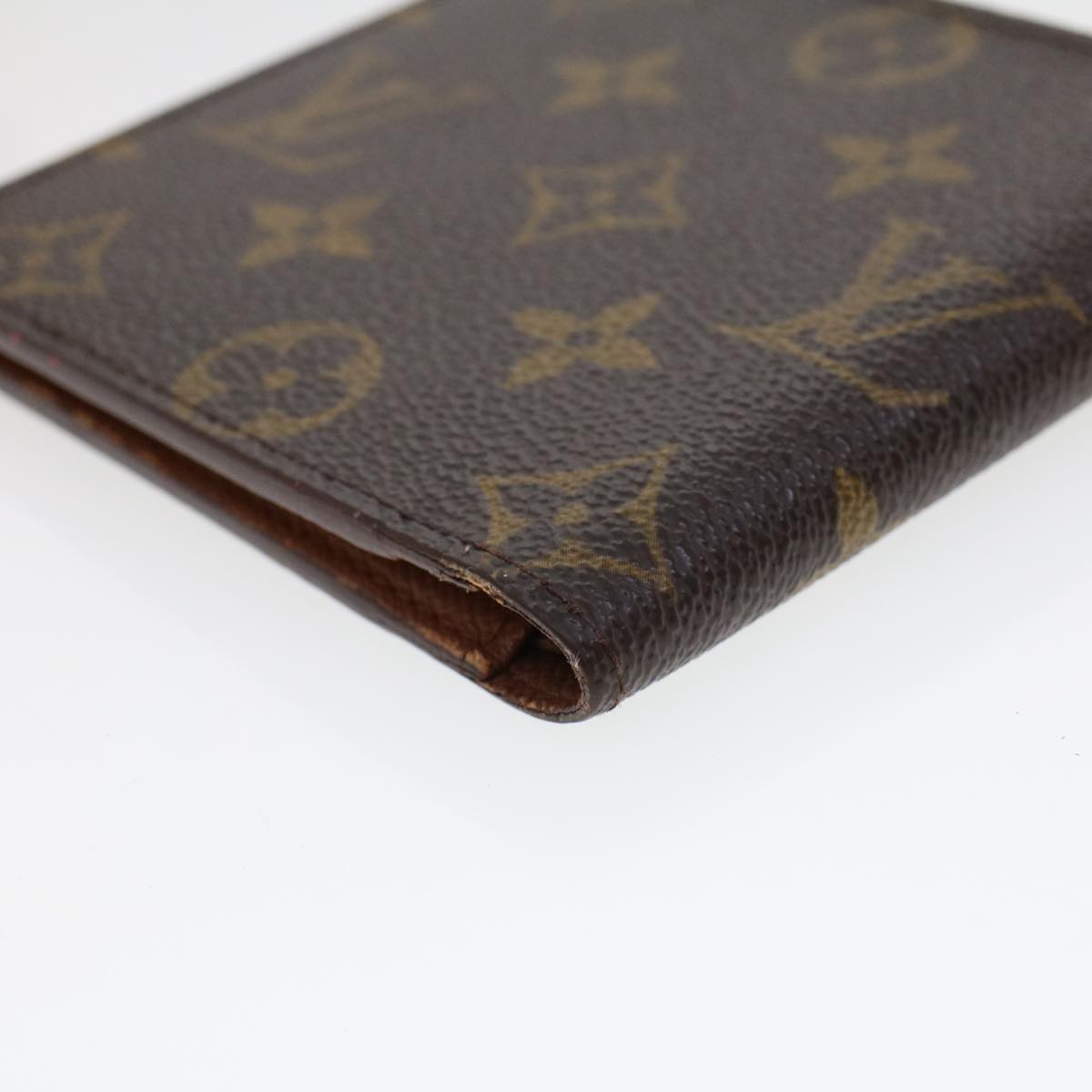 LOUIS VUITTON Monogram Porte Monnaie Bier Cartes Crdit Wallet M61652 Auth 42299