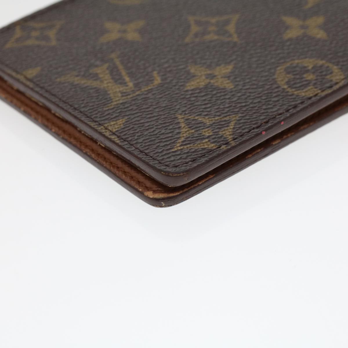 LOUIS VUITTON Monogram Porte Monnaie Bier Cartes Crdit Wallet M61652 Auth 42299