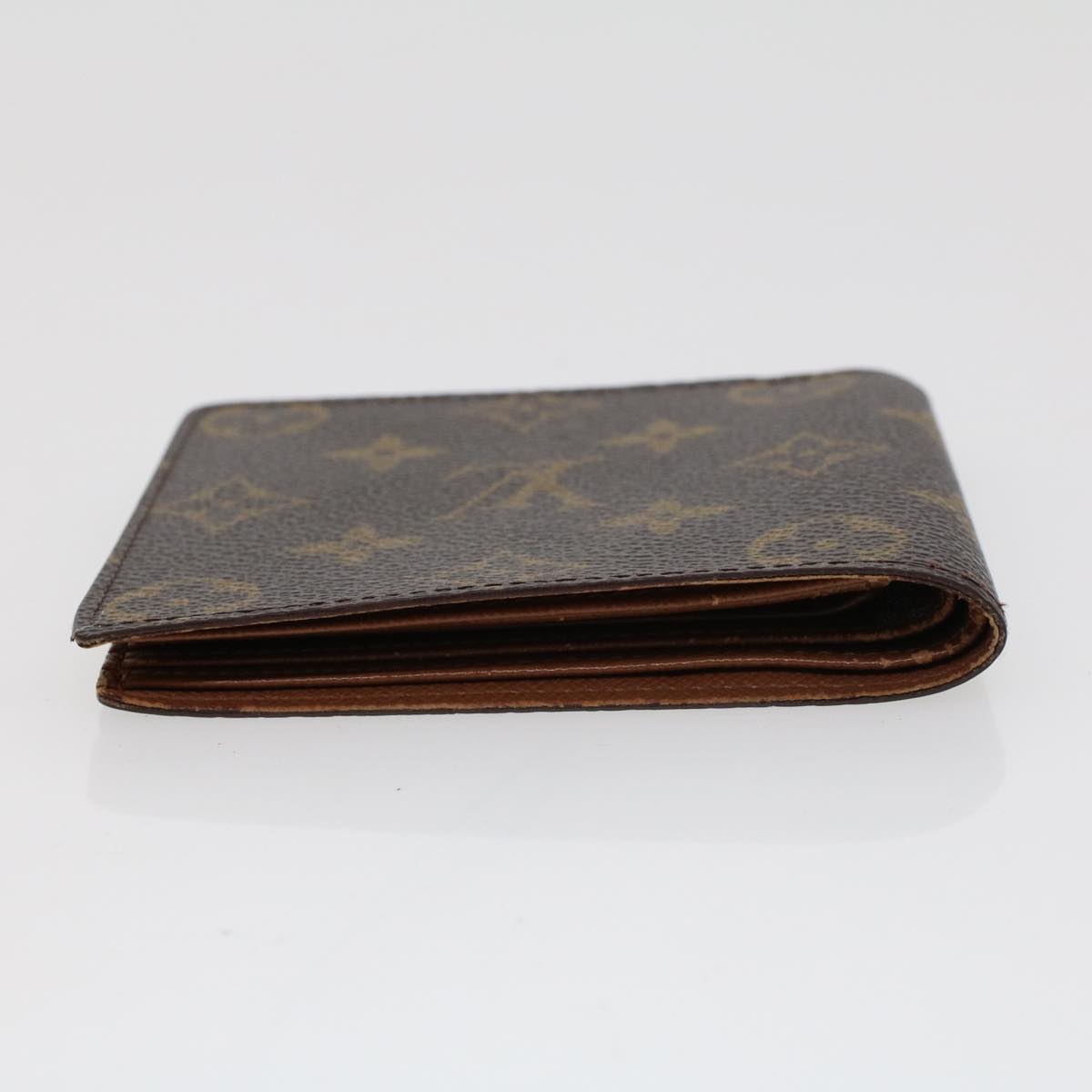 LOUIS VUITTON Monogram Porte Monnaie Bier Cartes Crdit Wallet M61652 Auth 42299