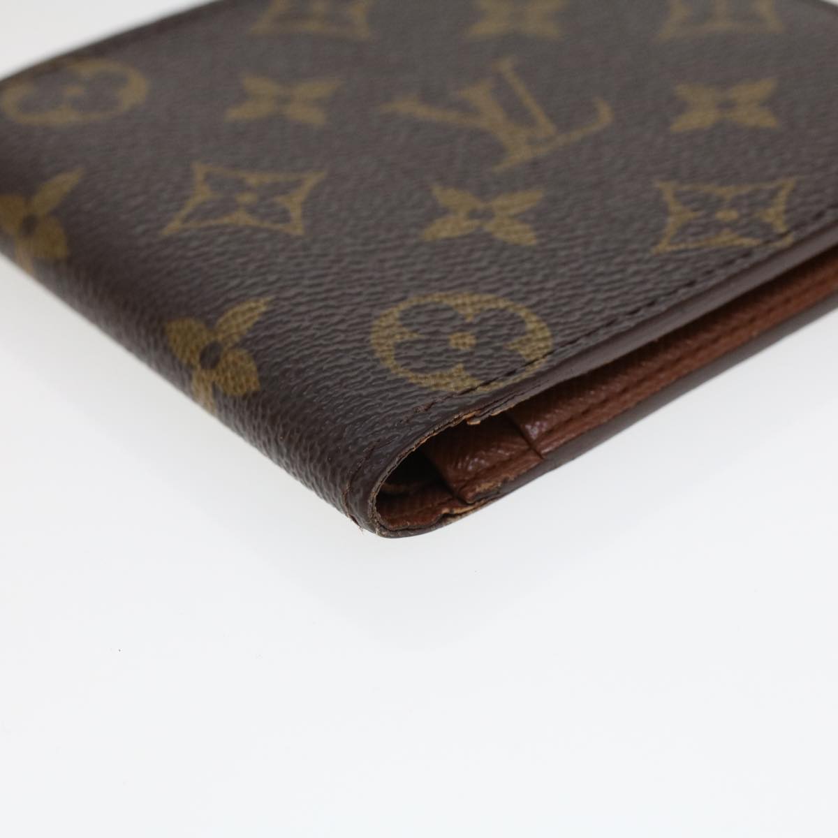 LOUIS VUITTON Monogram Porte Monnaie Bier Cartes Crdit Wallet M61652 Auth 42299