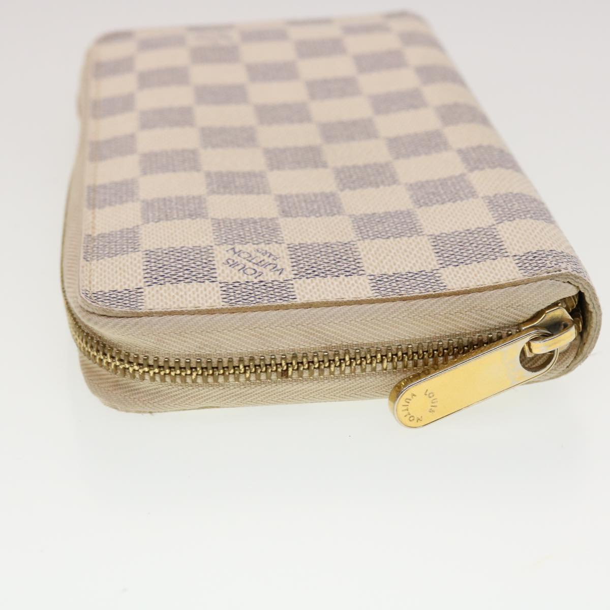 LOUIS VUITTON Damier Azur Zippy Organizer Long Wallet N60012 LV Auth 42527