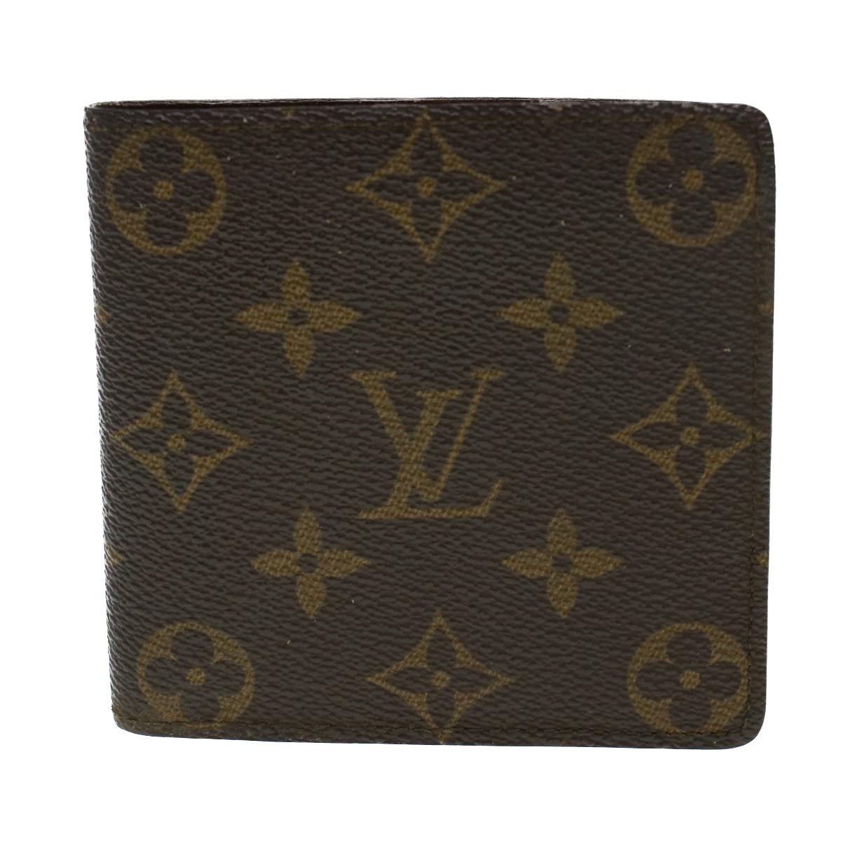 LOUIS VUITTON Monogram Portefeuille Marco Bifold Wallet M61675 LV Auth 42750