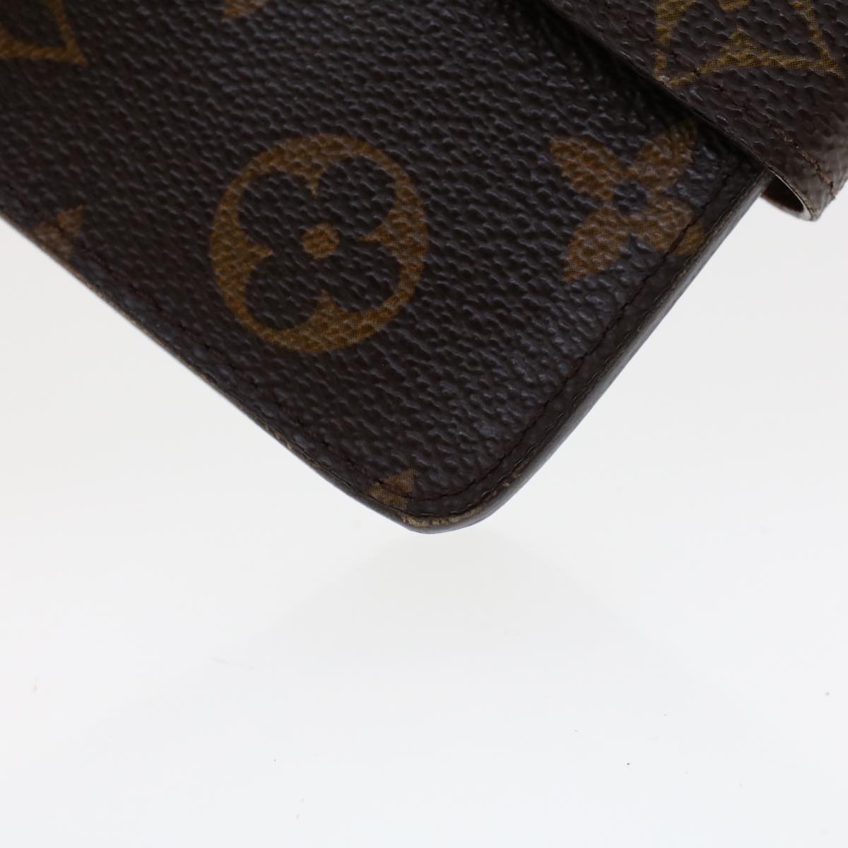 LOUIS VUITTON Monogram Compact Zip Wallet M61667 LV Auth 42798