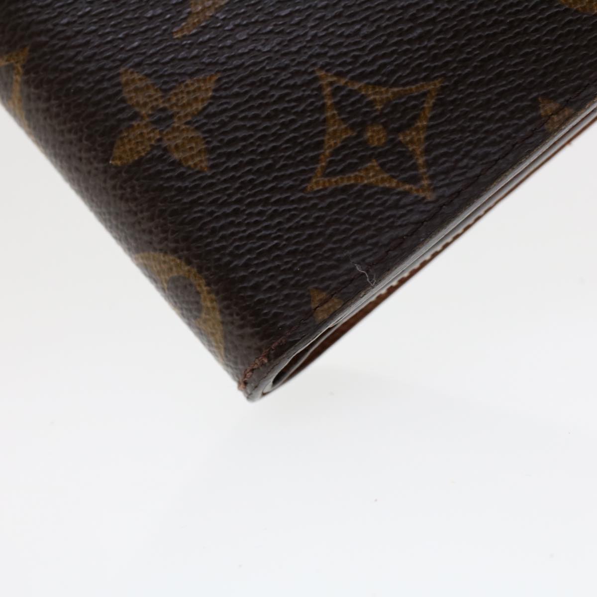 LOUIS VUITTON Monogram Compact Zip Wallet M61667 LV Auth 42798