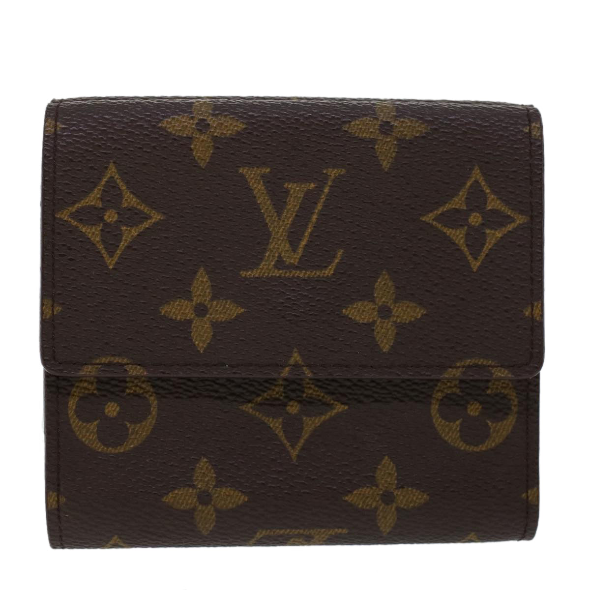 LOUIS VUITTON Monogram Portefeuille Elise Wallet M61654 LV Auth 42815