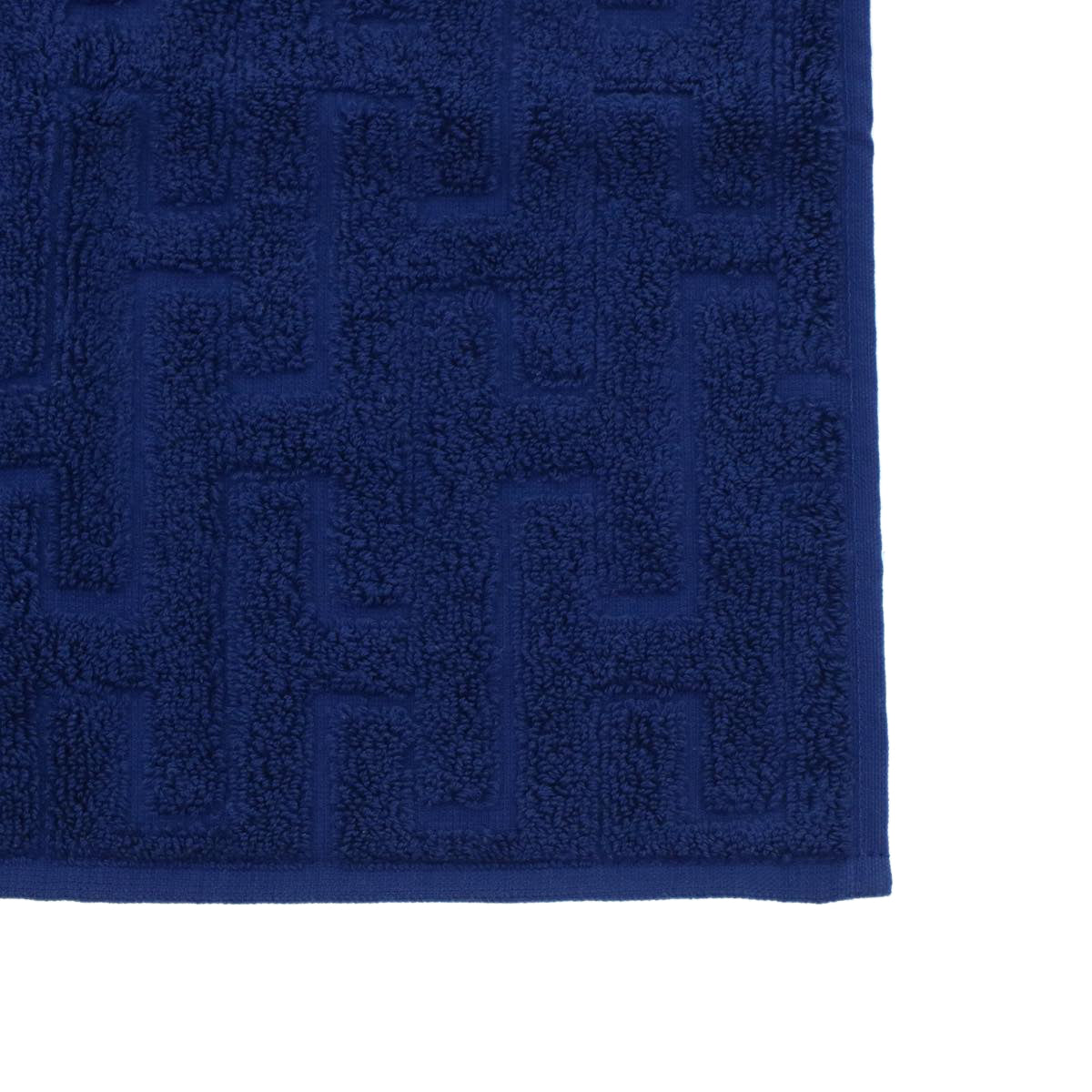 HERMES Towel Cotton Blue Navy Auth 42849