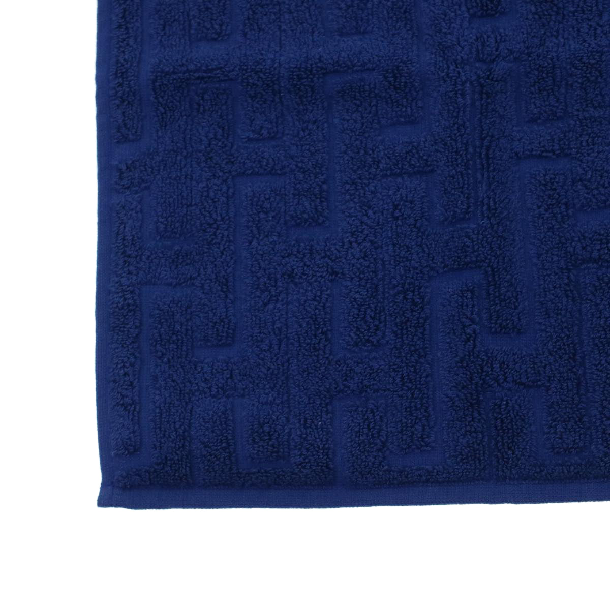 HERMES Towel Cotton Blue Navy Auth 42849