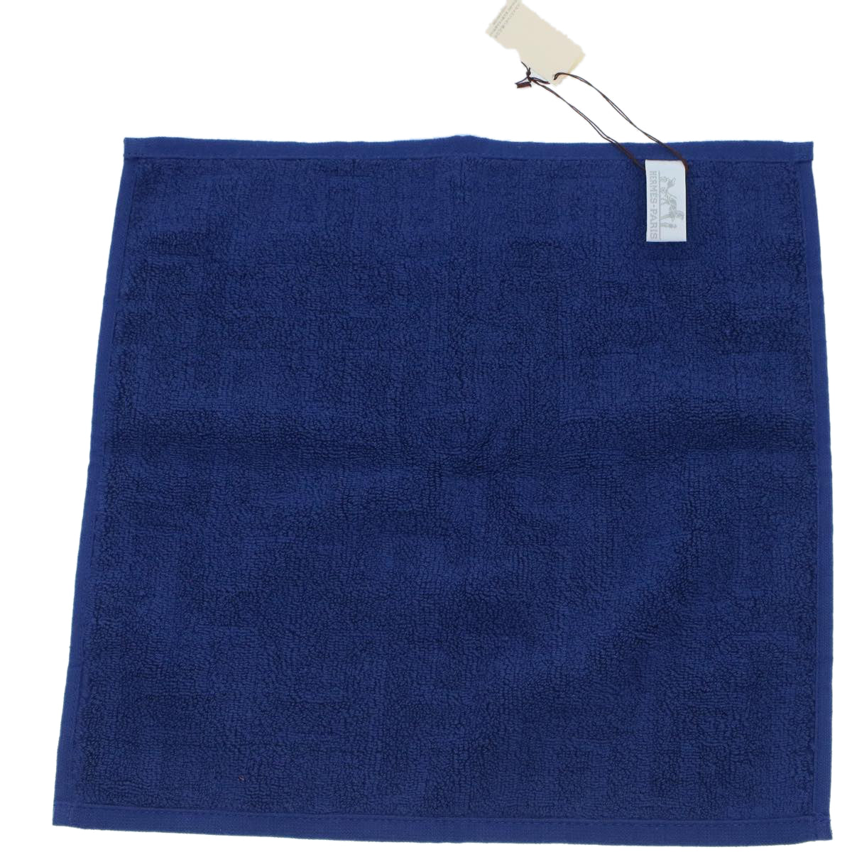 HERMES Towel Cotton Blue Navy Auth 42849