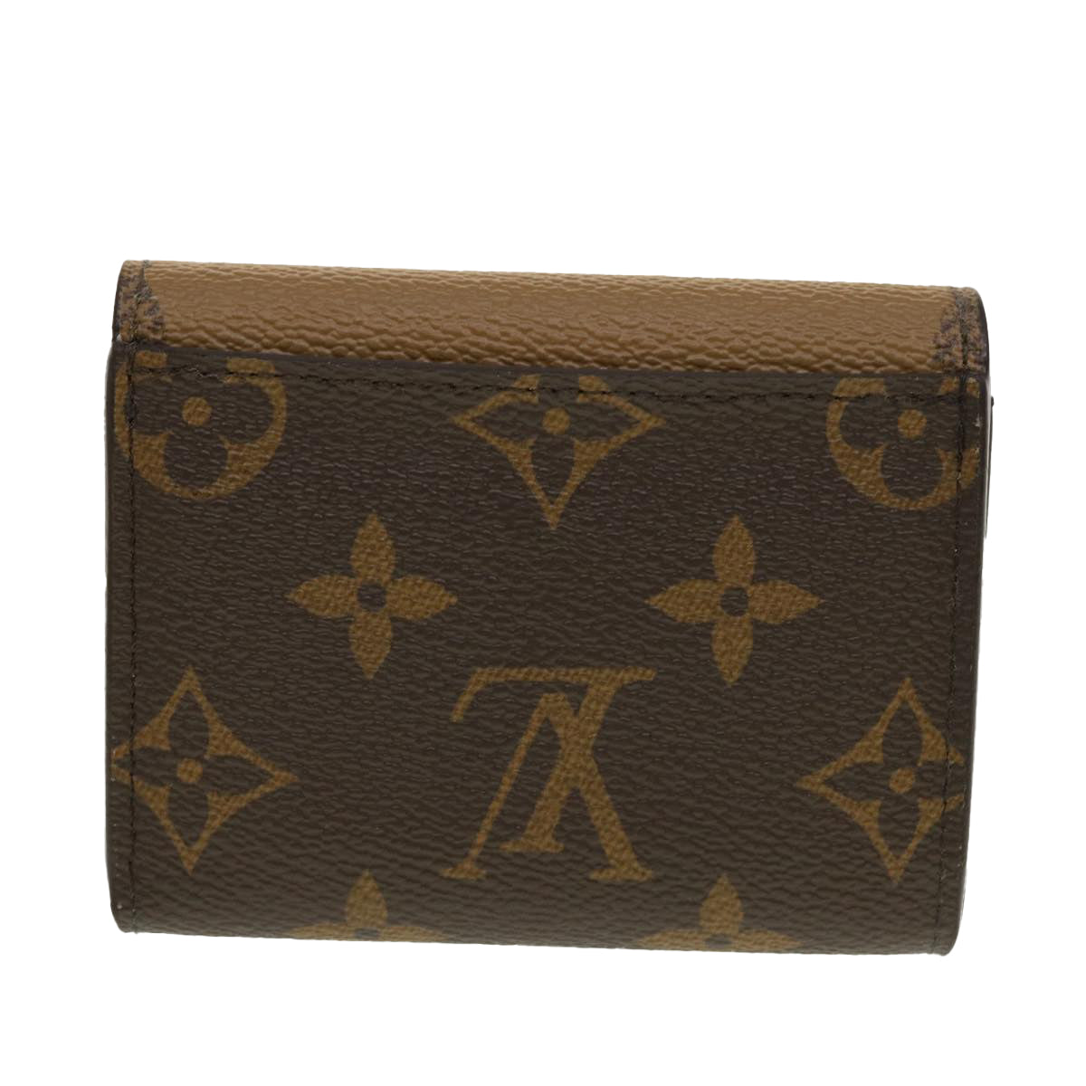 LOUIS VUITTON Monogram Reverse Portefeuille Zoe Trifold Wallet M80725 LV 42887