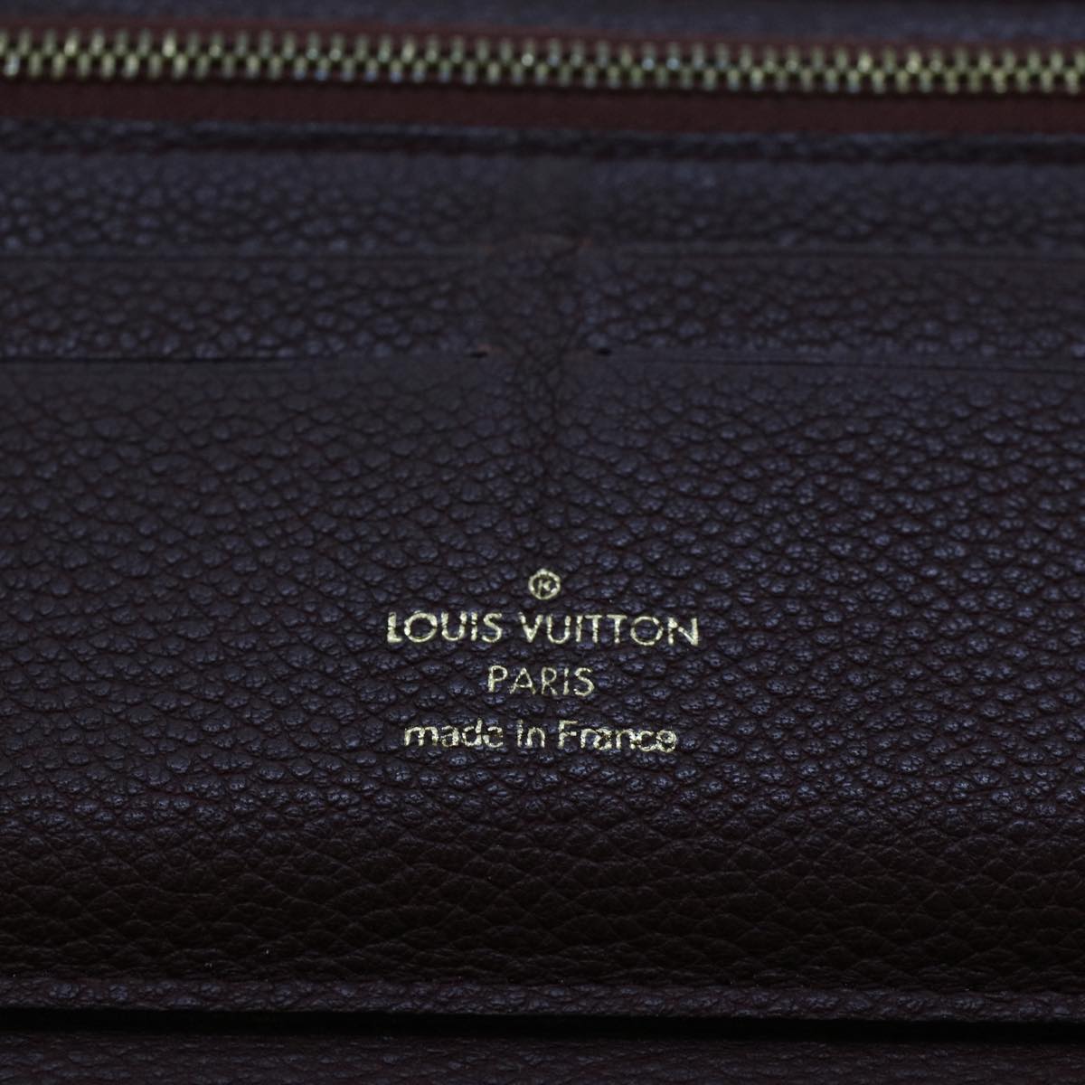 LOUIS VUITTON Empreinte Portefeuille Secret Ron Wallet Wine Red M60359 LV 43354