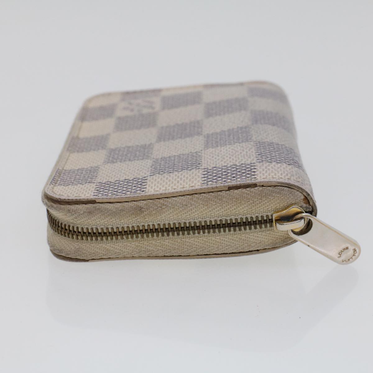 LOUIS VUITTON Damier Azur Zippy Coin Purse Coin Purse N63069 LV Auth 43740