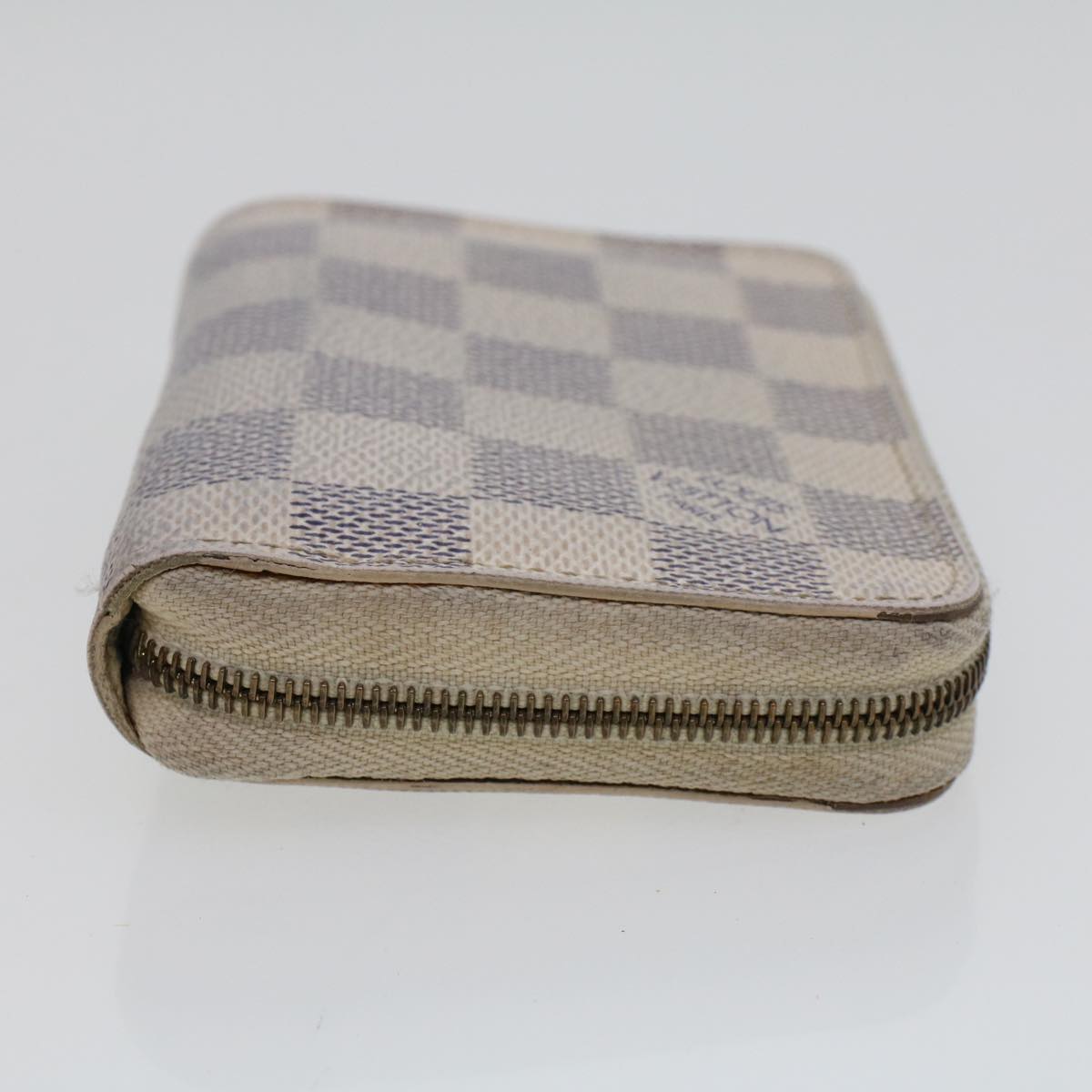 LOUIS VUITTON Damier Azur Zippy Coin Purse Coin Purse N63069 LV Auth 43740