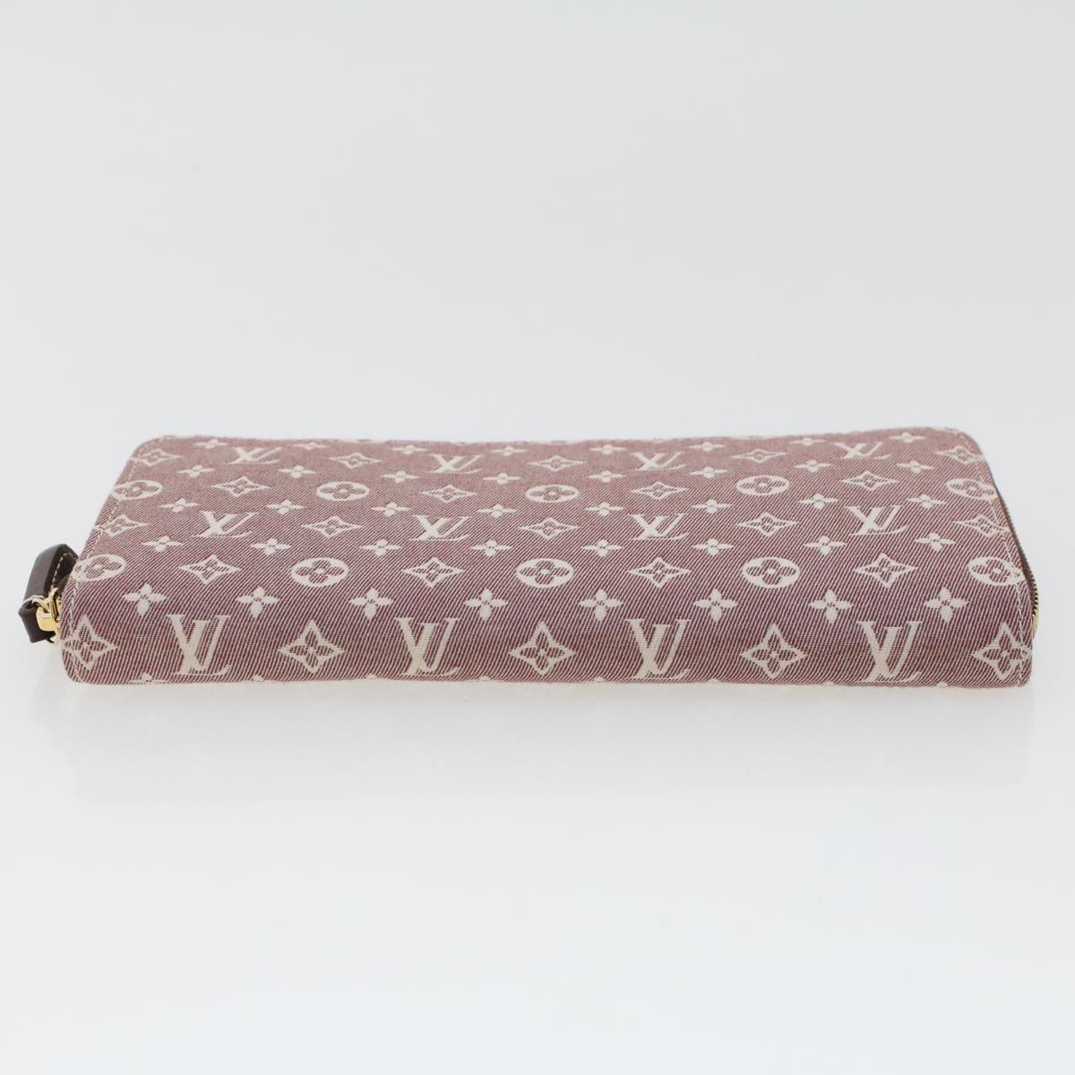 LOUIS VUITTON Monogram Idylle Zippy Wallet Long Wallet Sepia M63011 Auth 43783