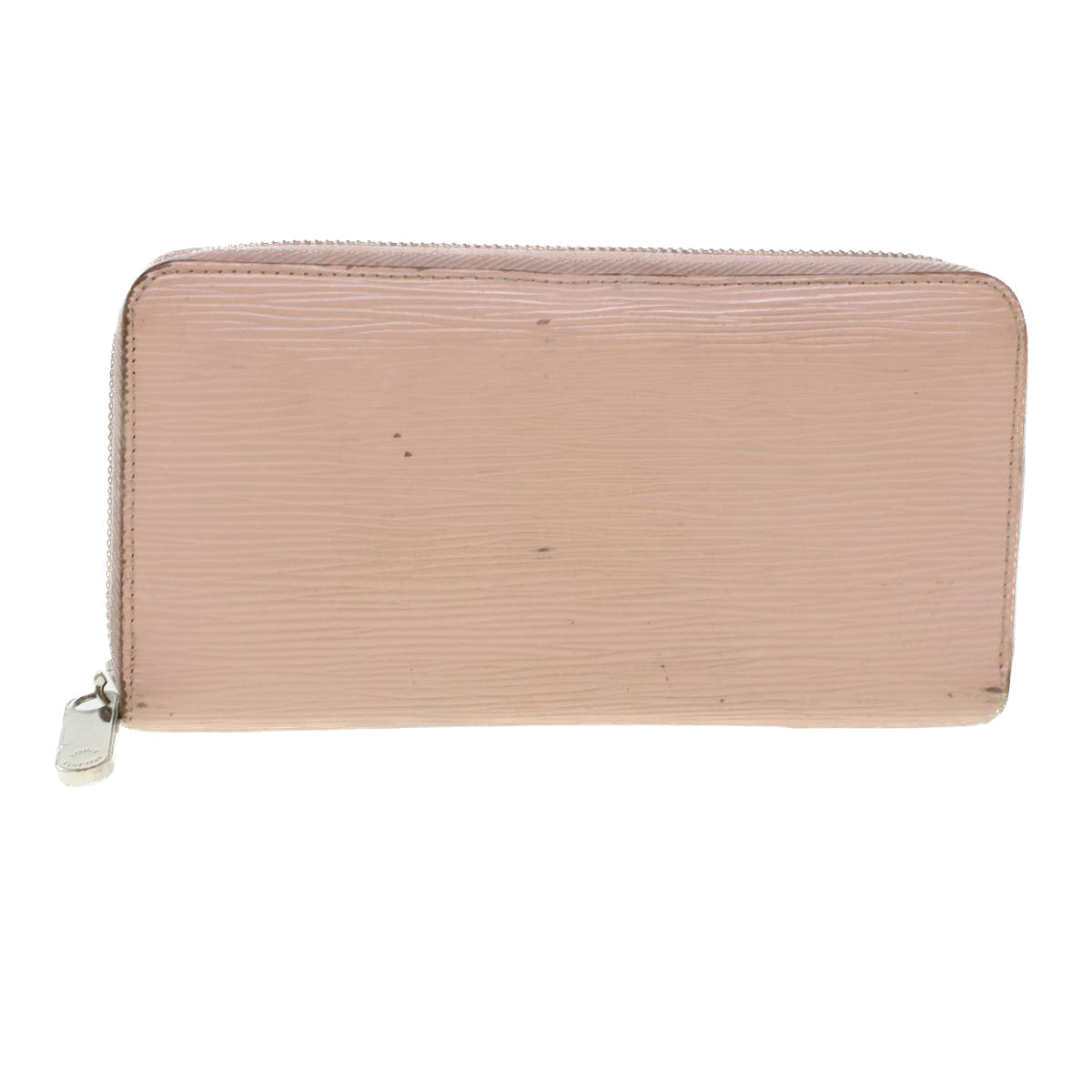 LOUIS VUITTON Epi Zippy Wallet Long Wallet Rose Valerine M61863 LV Auth 43984