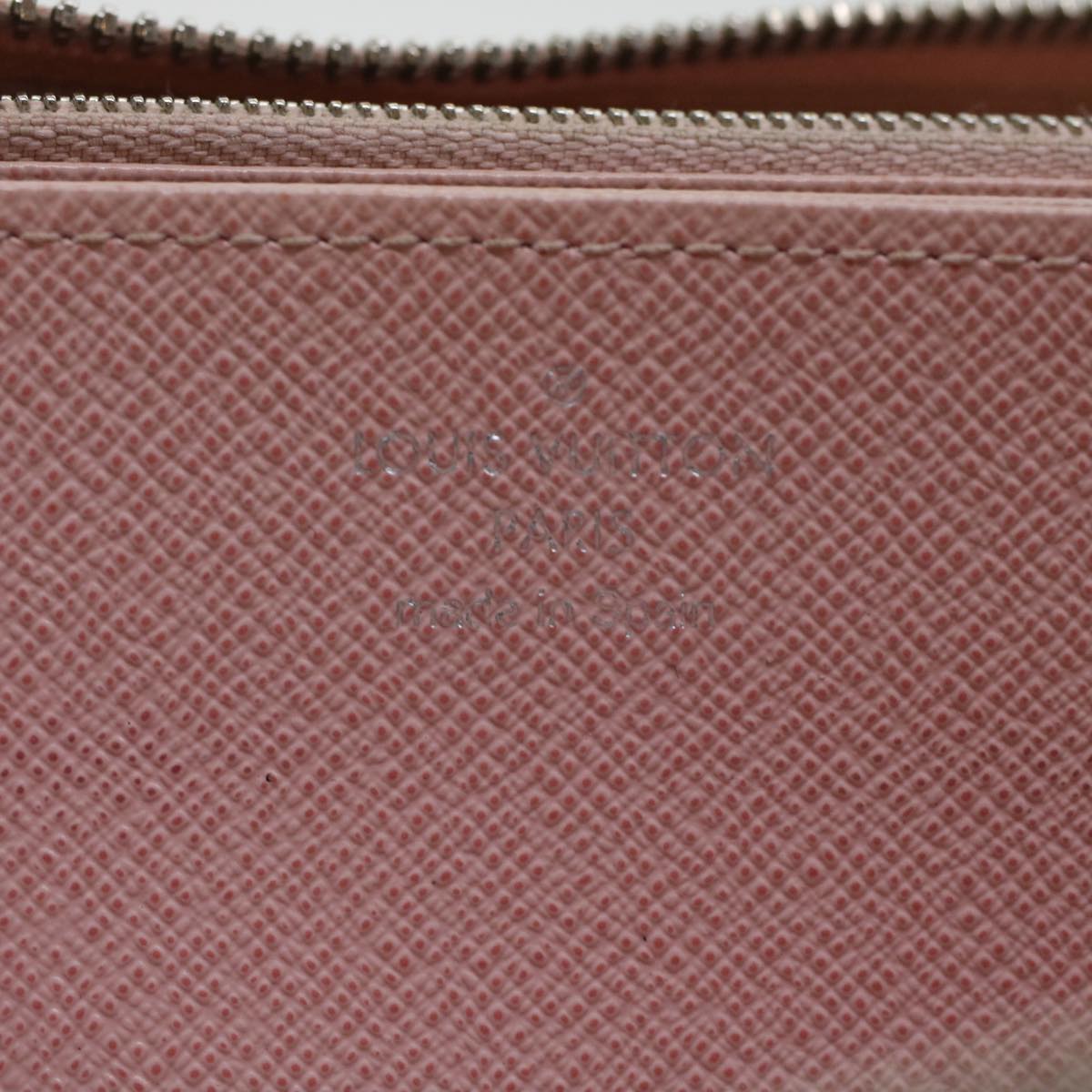 LOUIS VUITTON Epi Zippy Wallet Long Wallet Rose Valerine M61863 LV Auth 43984