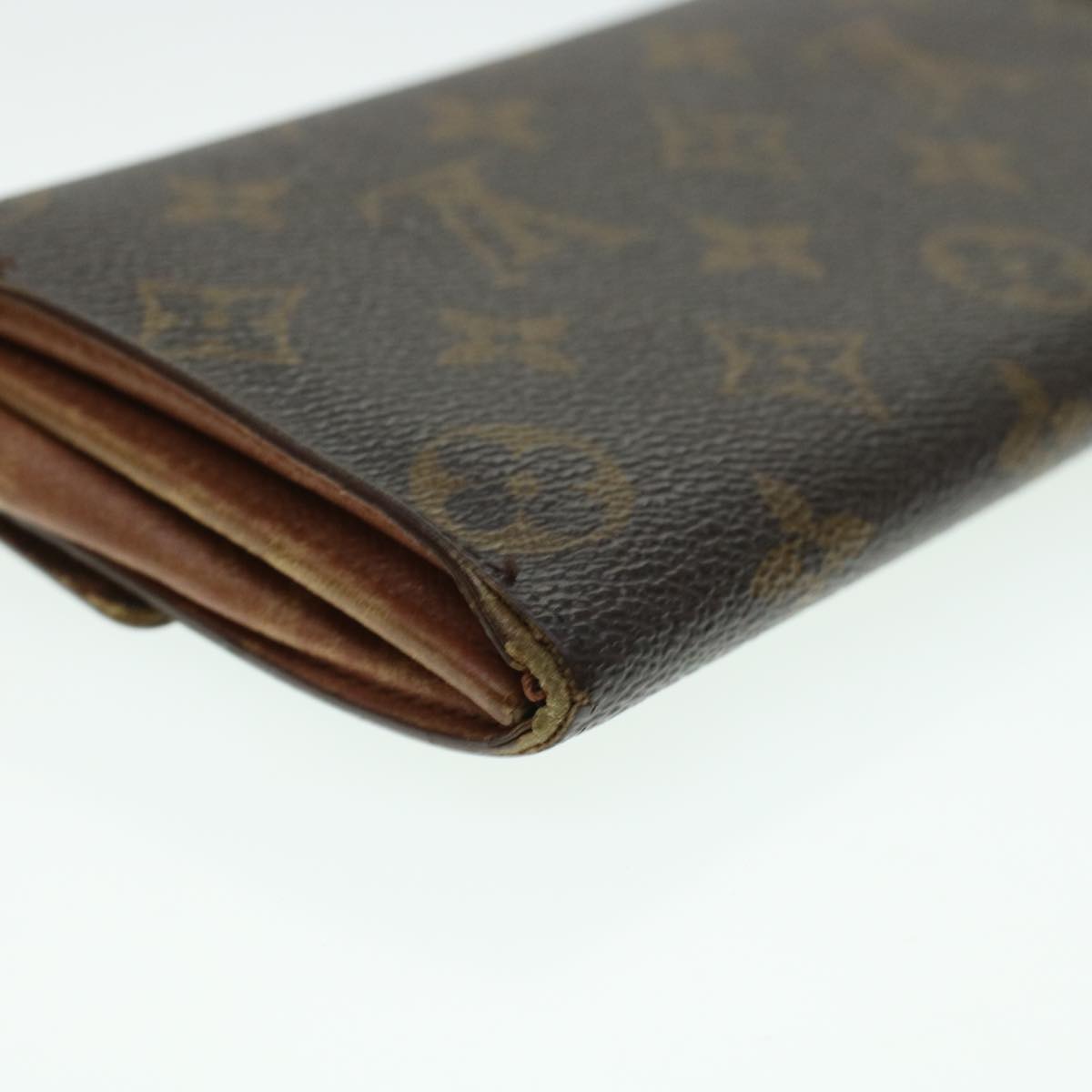 LOUIS VUITTON Monogram Portefeuille Sarah Long Wallet M60531 LV Auth 43989