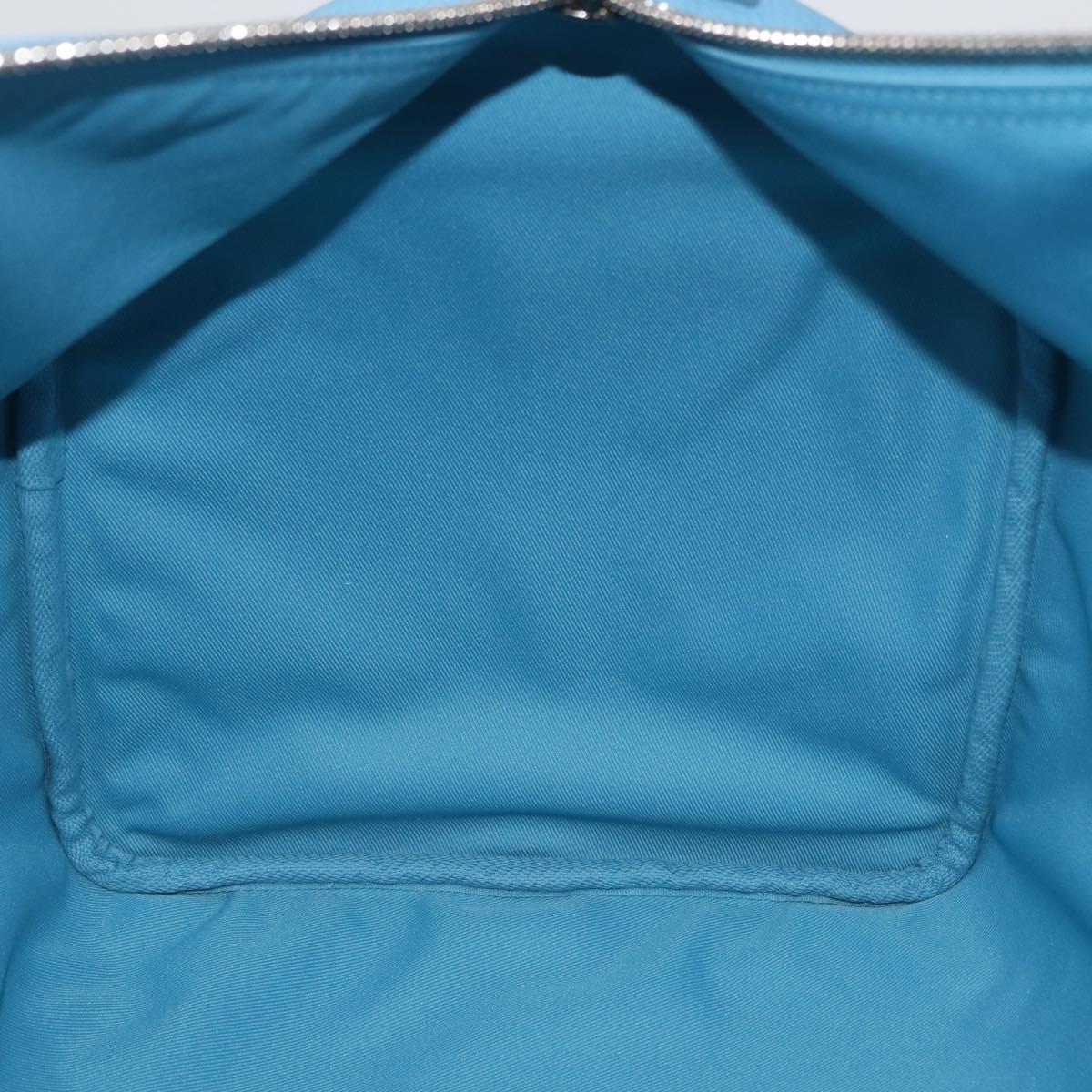 LOUIS VUITTON Keepall Bandouliere 50 Taurillon Leather Blue M21713 Auth 44062SM