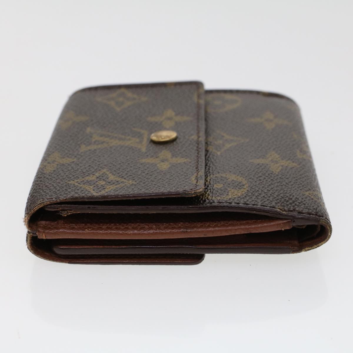 LOUIS VUITTON Monogram Portefeuille Elise Wallet M61654 LV Auth 44081