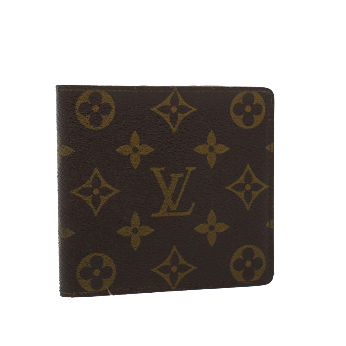 LOUIS VUITTON Monogram Porte Monnaie Bier Cartes Crdit Wallet M61652 Auth 44114