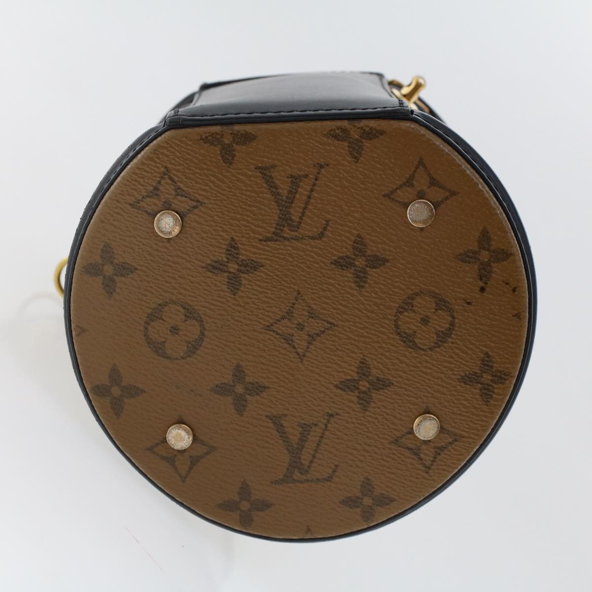 LOUIS VUITTON Monogram Reverse Cannes Hand Bag 2way M43986 LV Auth 44215SAV