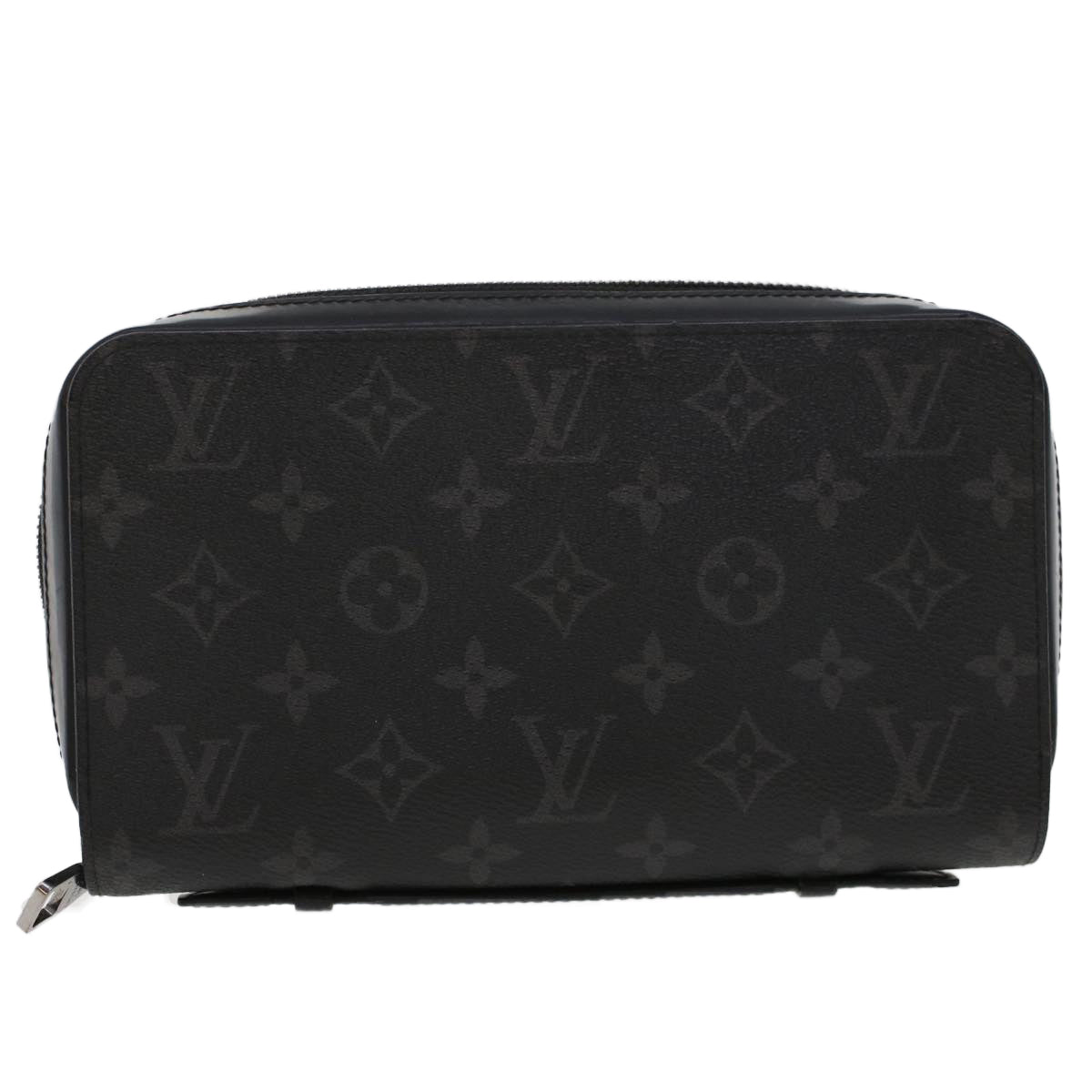 LOUIS VUITTON Monogram Eclipse Zippy XL Travel Case M61698 LV Auth 44237