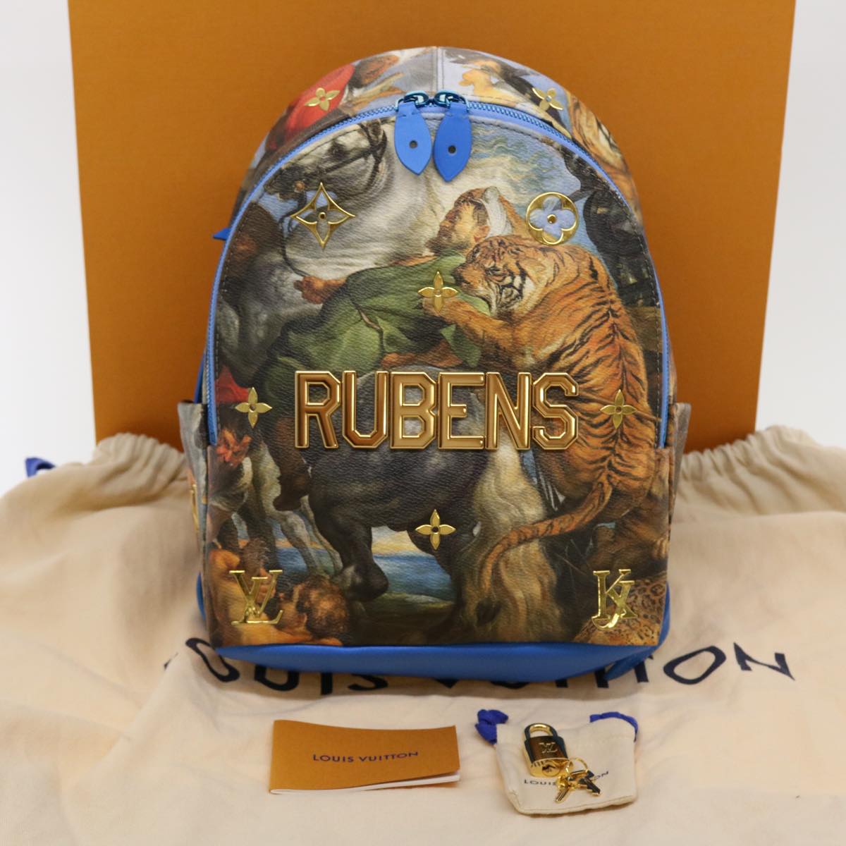 LOUIS VUITTON Masters Collection Rubens Palm Springs PM Backpack LV Auth 44427A