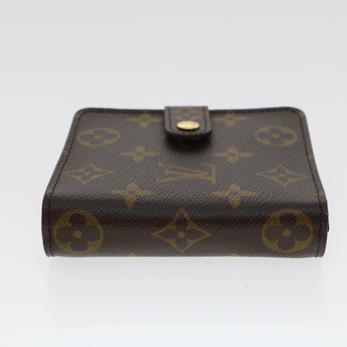 LOUIS VUITTON Monogram Compact Zip Wallet M61667 LV Auth 44636