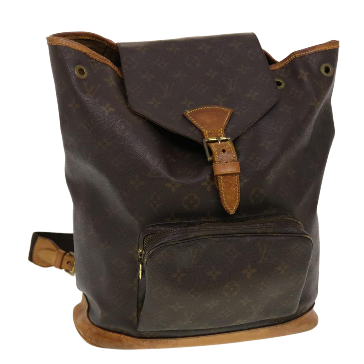 LOUIS VUITTON Monogram Montsouris GM Backpack M51135 LV Auth 44850