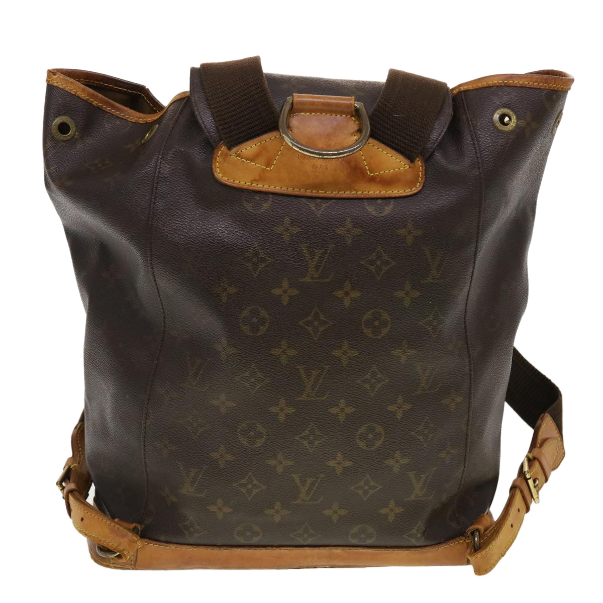 LOUIS VUITTON Monogram Montsouris GM Backpack M51135 LV Auth 44850