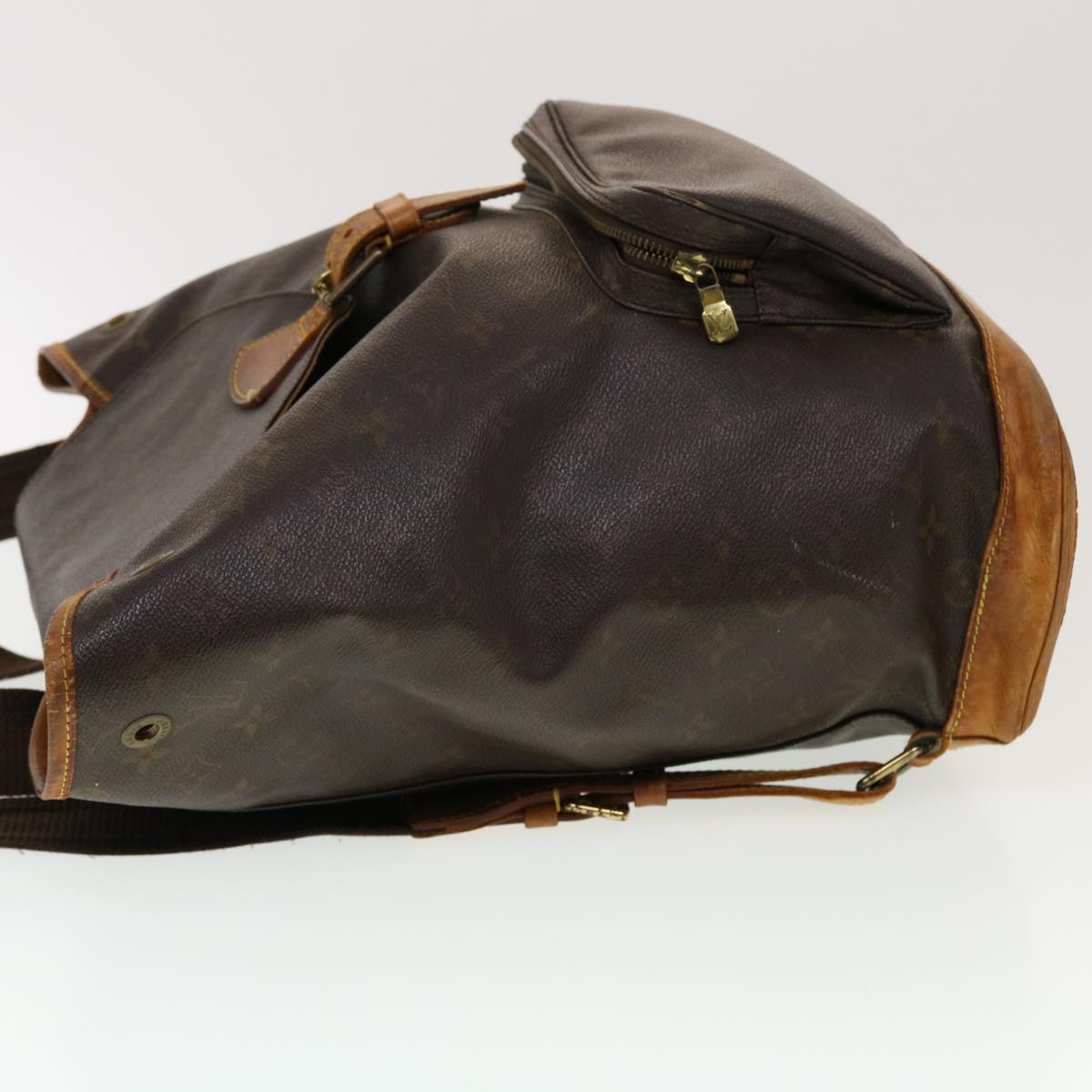 LOUIS VUITTON Monogram Montsouris GM Backpack M51135 LV Auth 44850