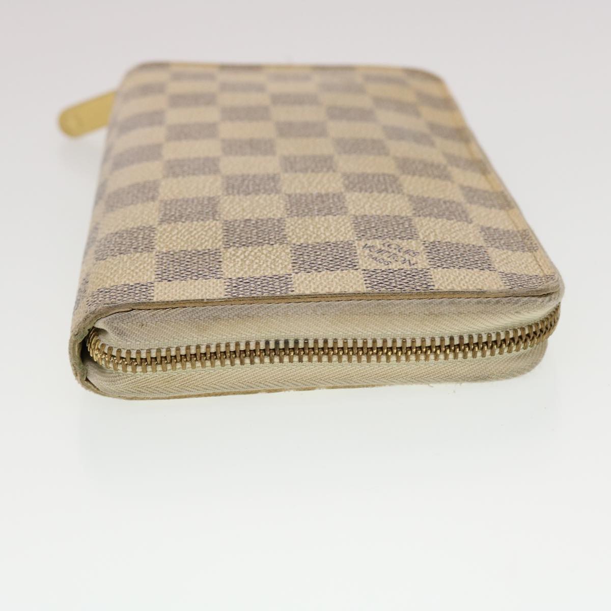 LOUIS VUITTON Damier Azur Zippy Organizer Long Wallet N60012 LV Auth 44962