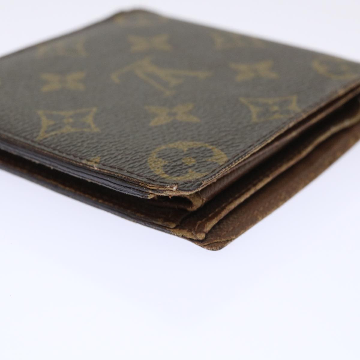 LOUIS VUITTON Monogram Portefeuille Marco Bifold Wallet M61675 LV Auth 45011