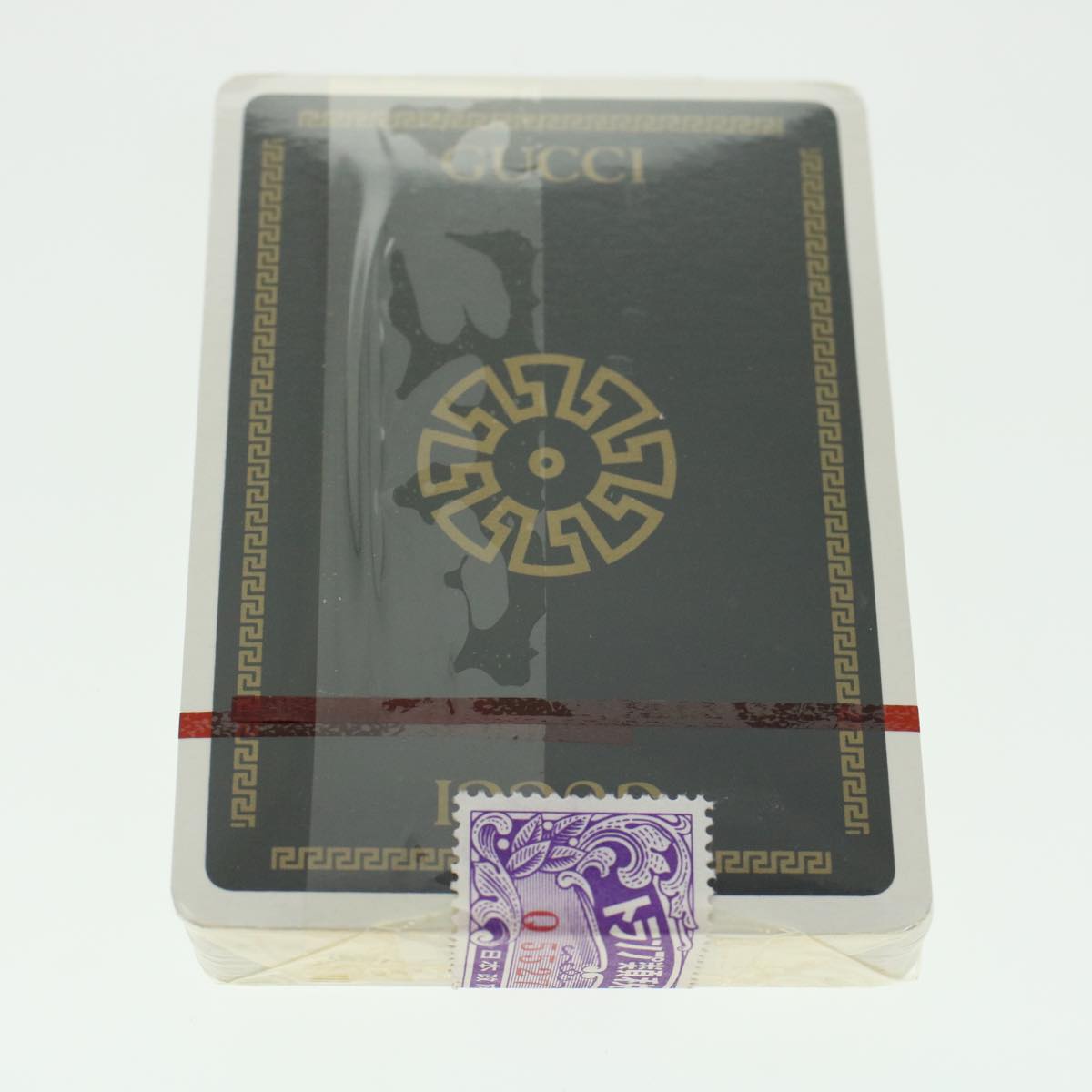 GUCCI Playing Cards Purple Black Auth 45015