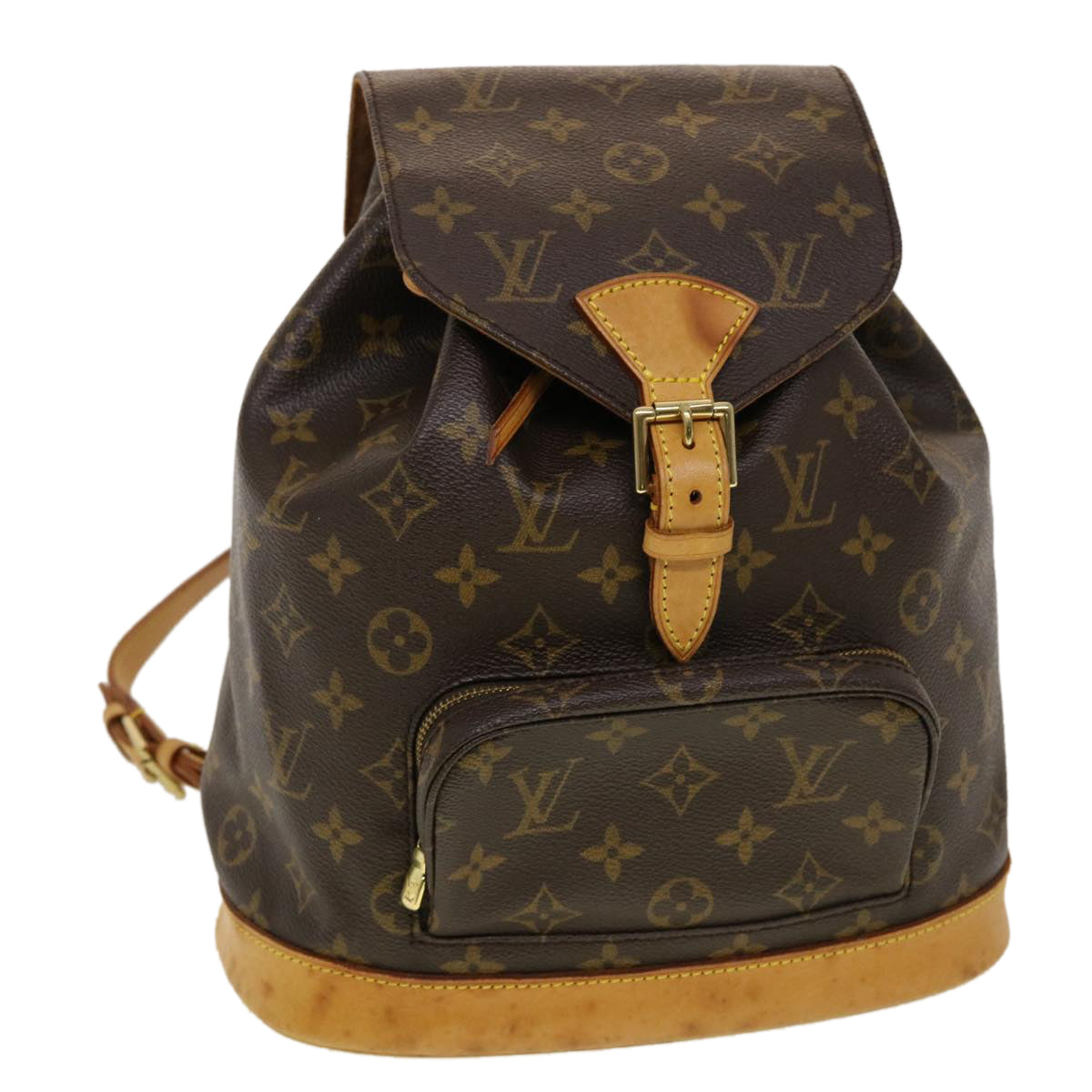 LOUIS VUITTON Monogram Montsouris MM Backpack M51136 LV Auth 45047