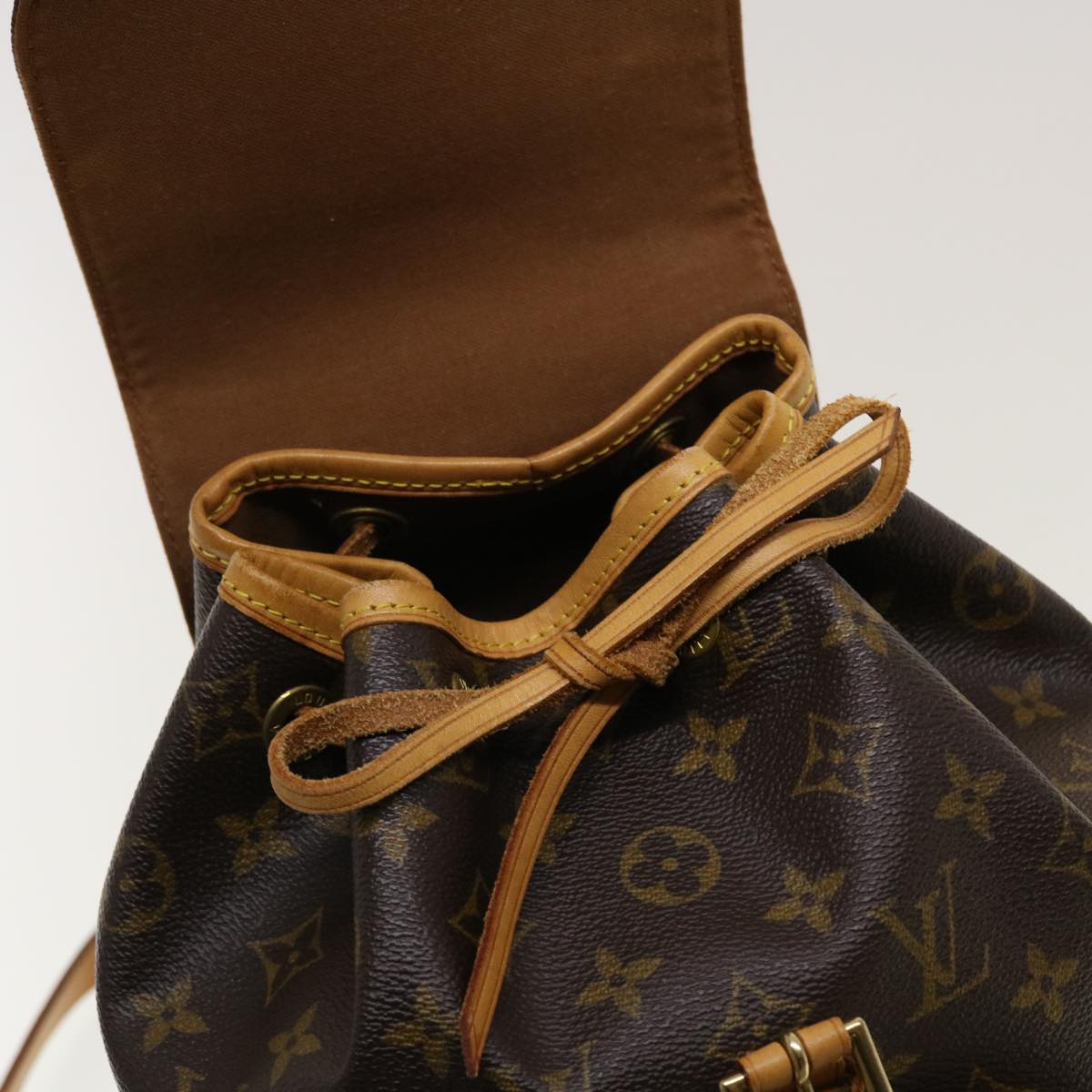 LOUIS VUITTON Monogram Montsouris MM Backpack M51136 LV Auth 45047