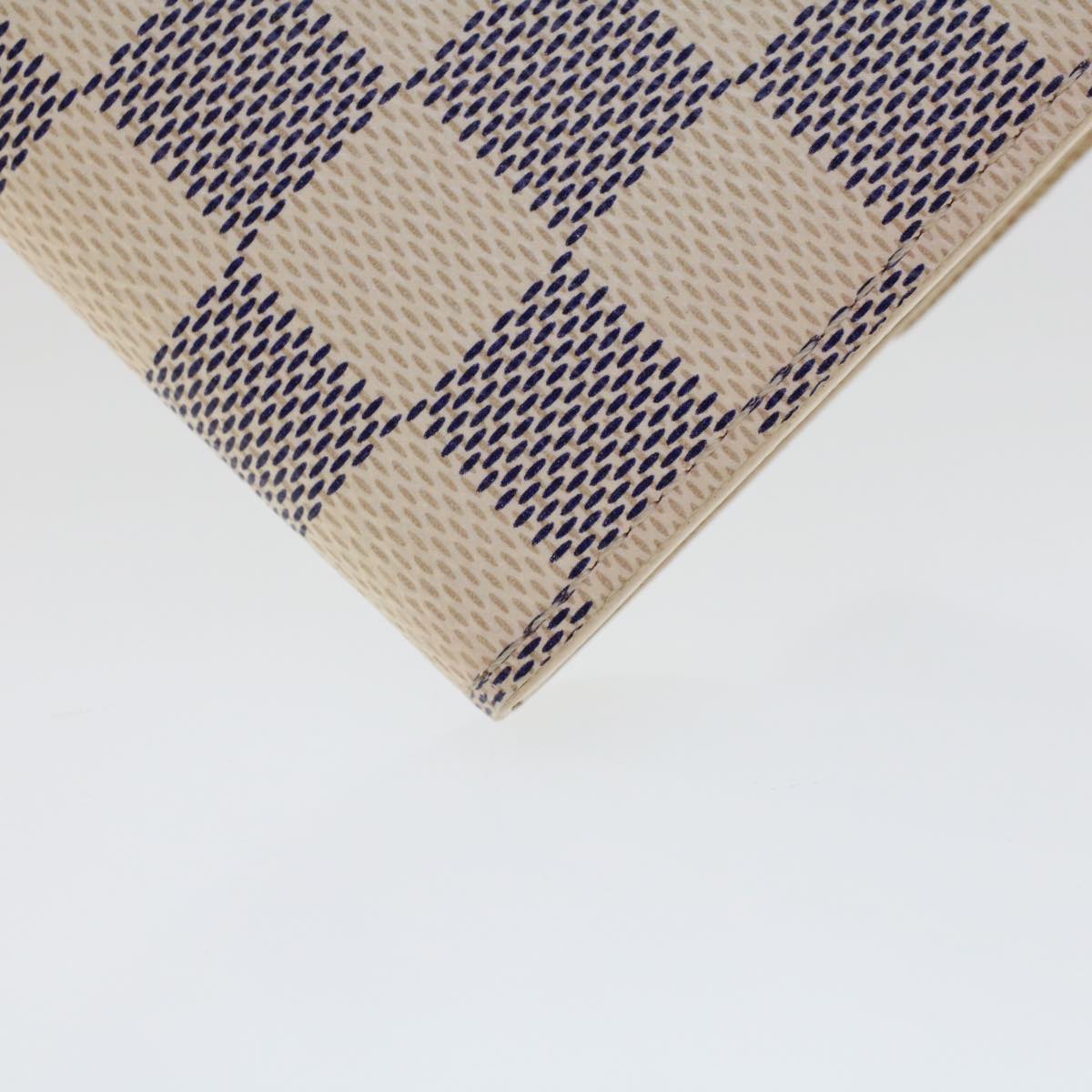 LOUIS VUITTON Damier Azur Portefeuille Sarah Long Wallet N63208 LV Auth 45629