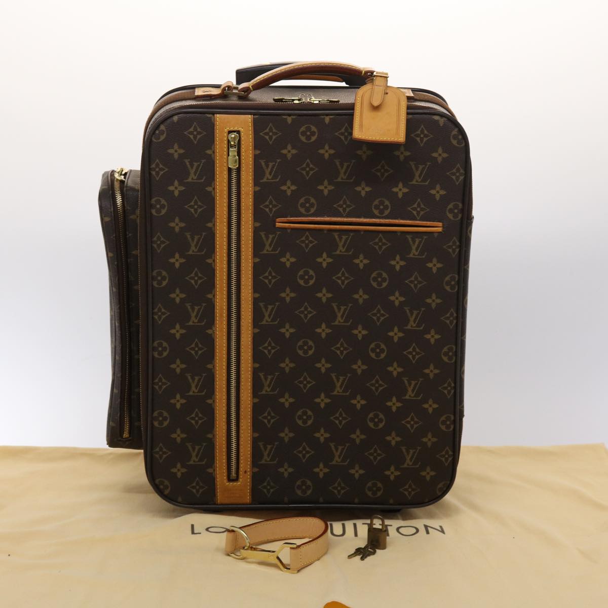 LOUIS VUITTON Monogram Trolley 50 Bosphore Suitcase M23259 LV Auth 45690