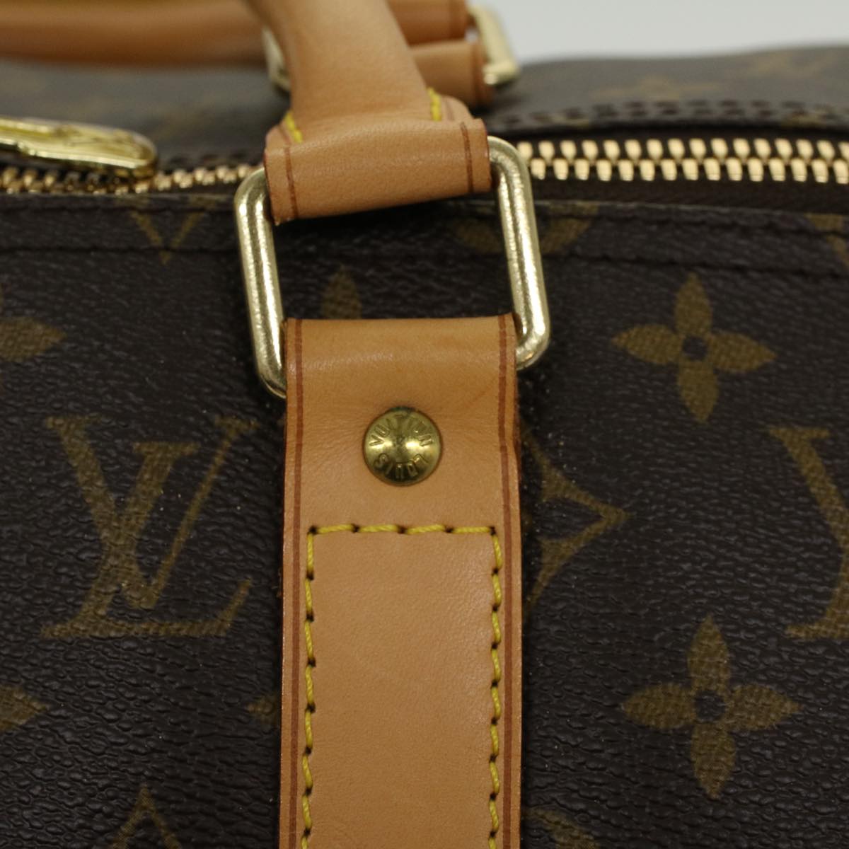 LOUIS VUITTON Monogram Keepall Bandouliere 50 Boston Bag M41416 LV Auth 46104