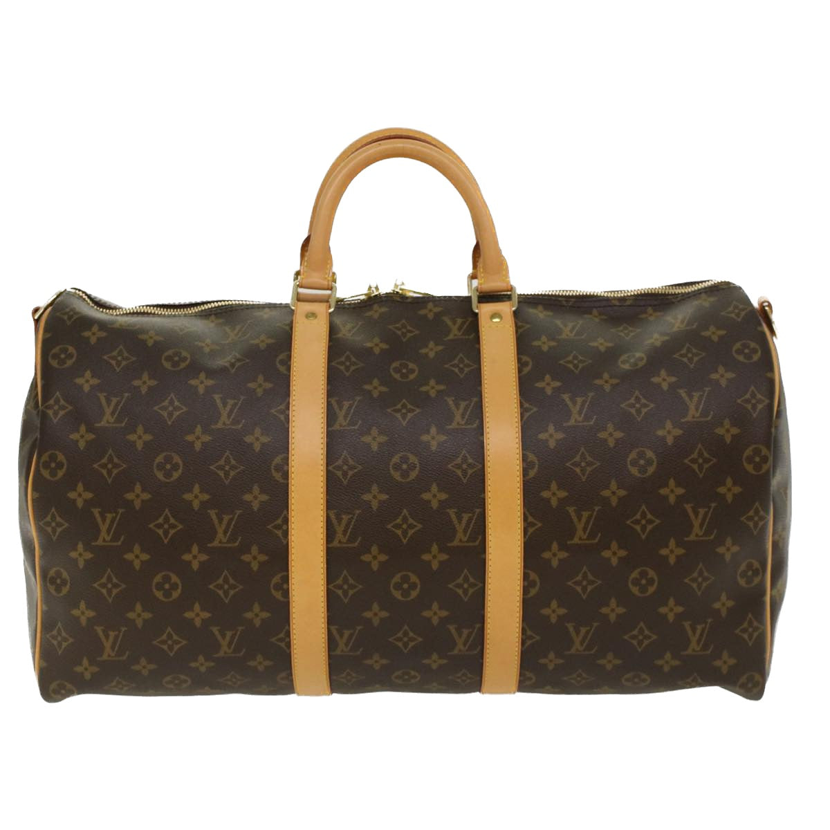 LOUIS VUITTON Monogram Keepall Bandouliere 50 Boston Bag M41416 LV Auth 46104